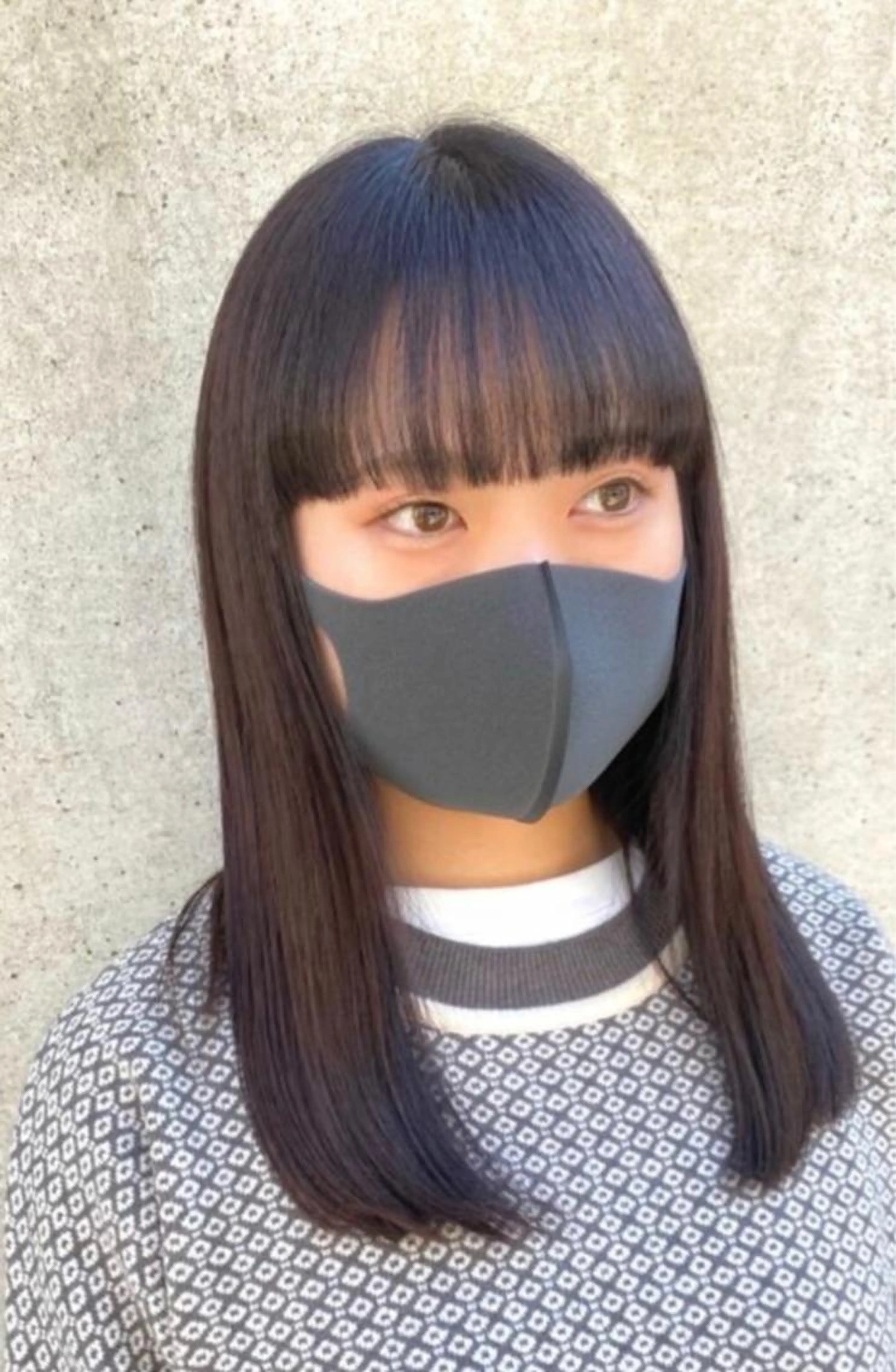 フロント縮毛矯正 前髪の写真