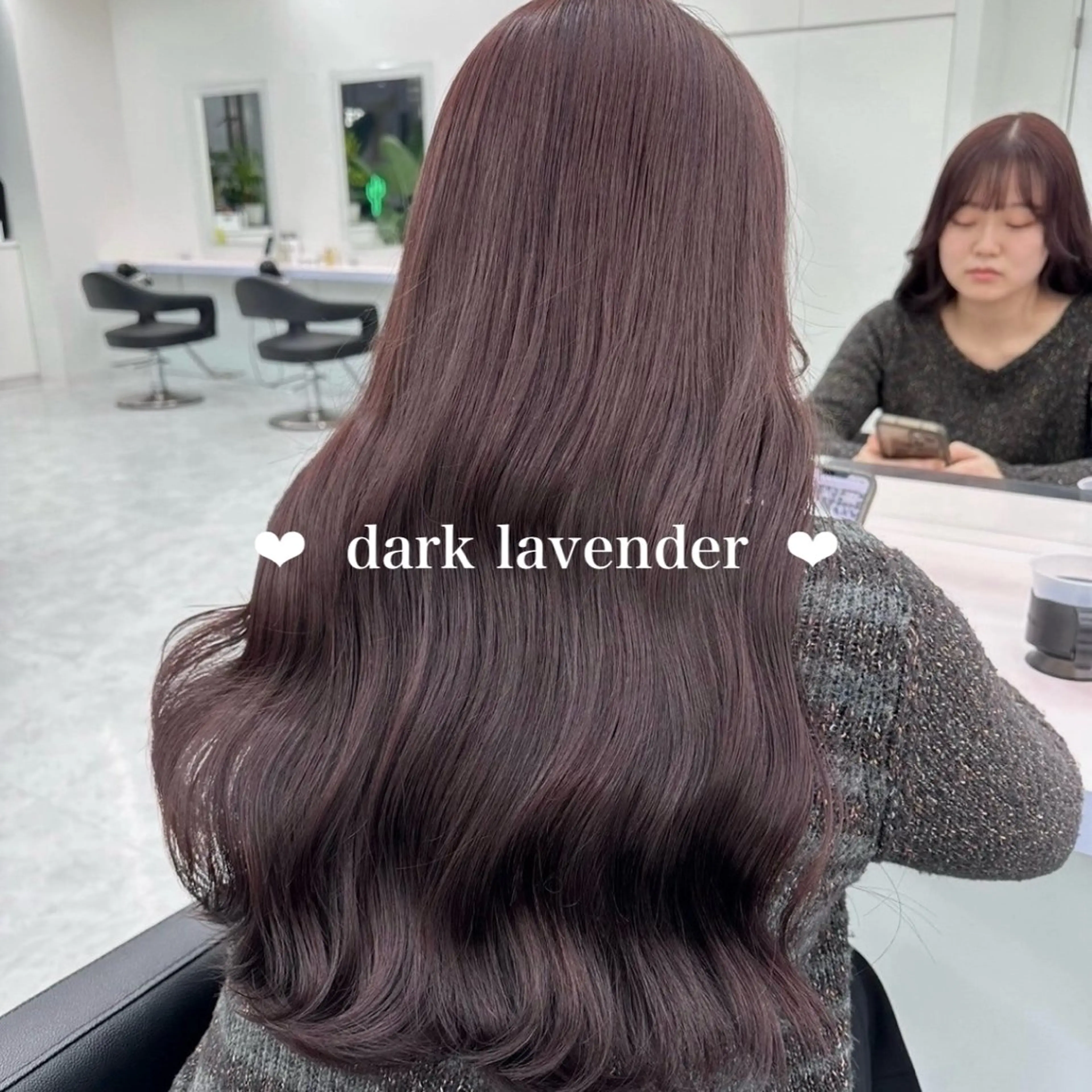 ロング カラー モテ艶韓国ヘア 🤍りんのヘアスタイル