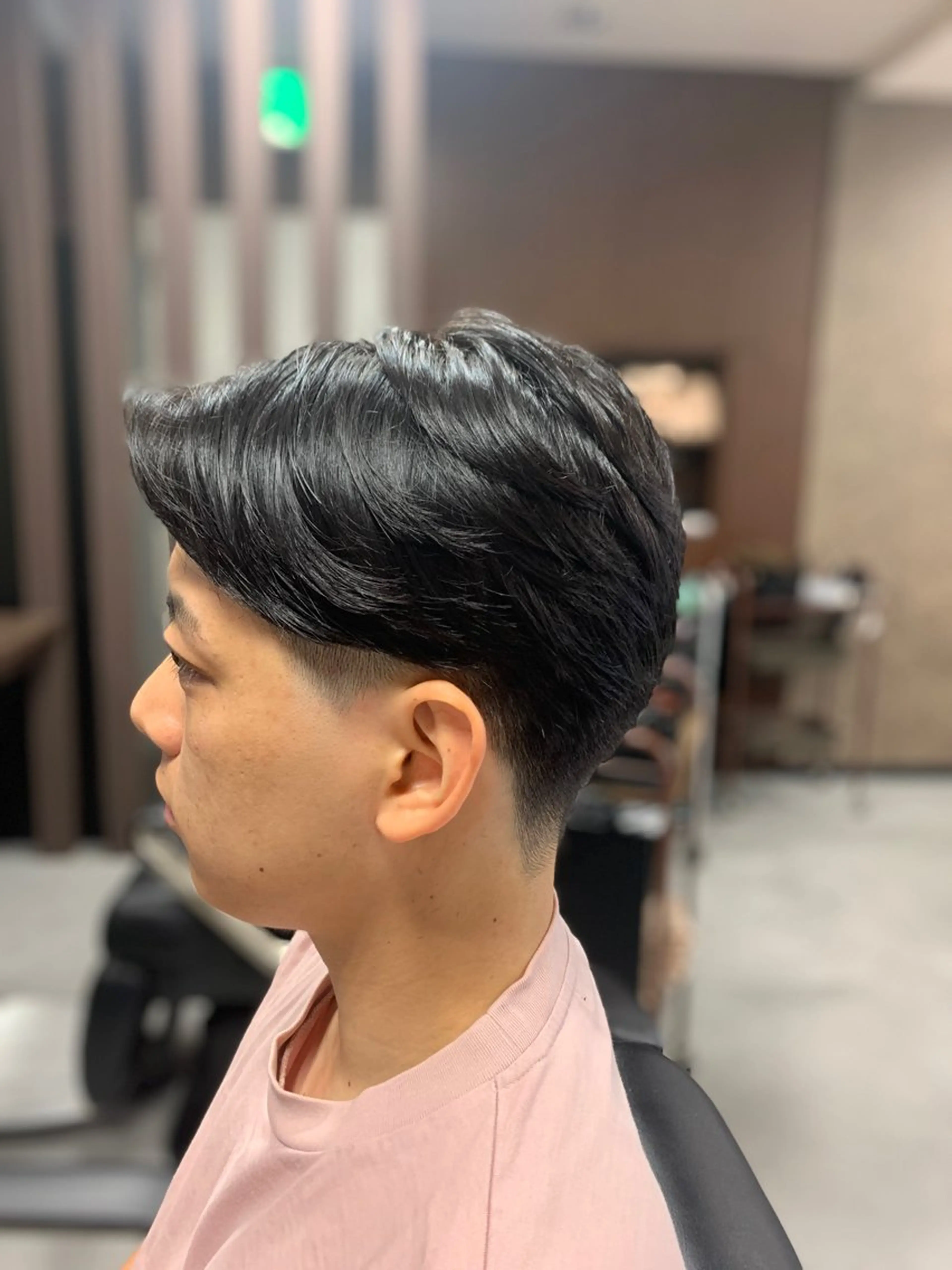 ミディアム パーマ メンズ バーバーショップ涼桜新町店所属・田中大 パーマ/メンズカットのヘアスタイル