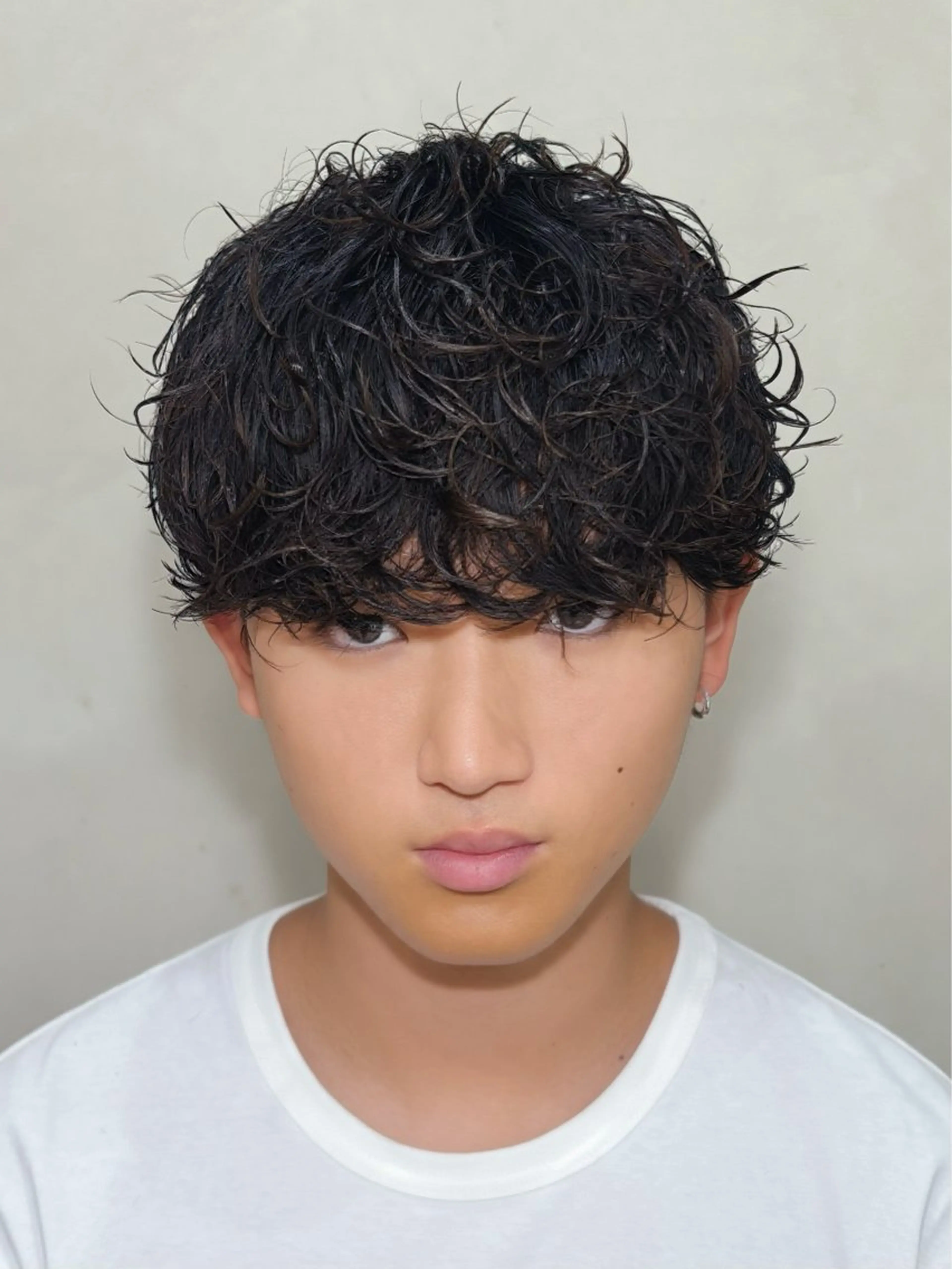 ショート パーマ メンズ カット パーマ トリートメント パーマ職人DAIKI ツイスパ/波巻きのヘアスタイル