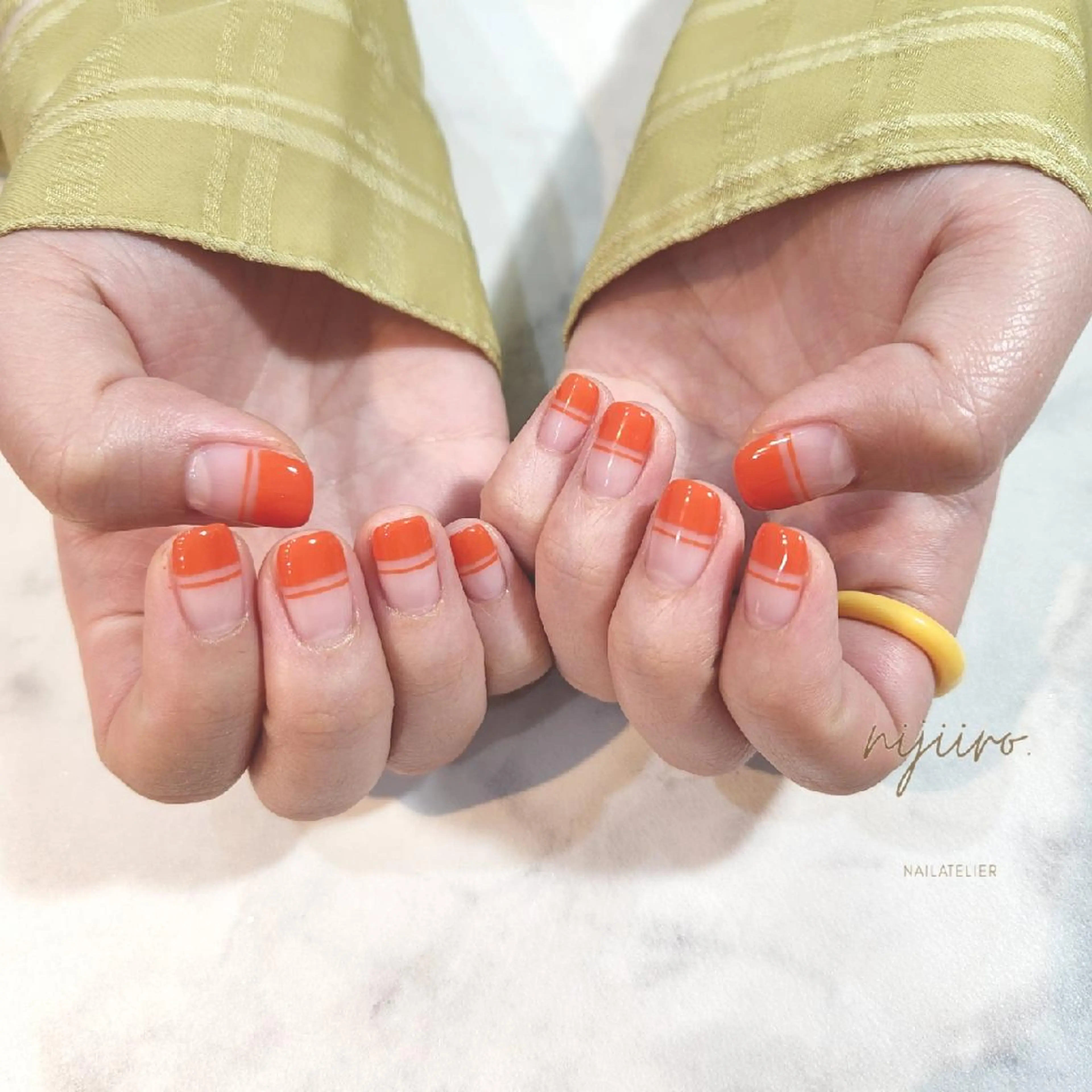 ネイル ハンドネイル nailatelier nijiiro.所属・nijiiro🌈 サトウのネイルデザイン