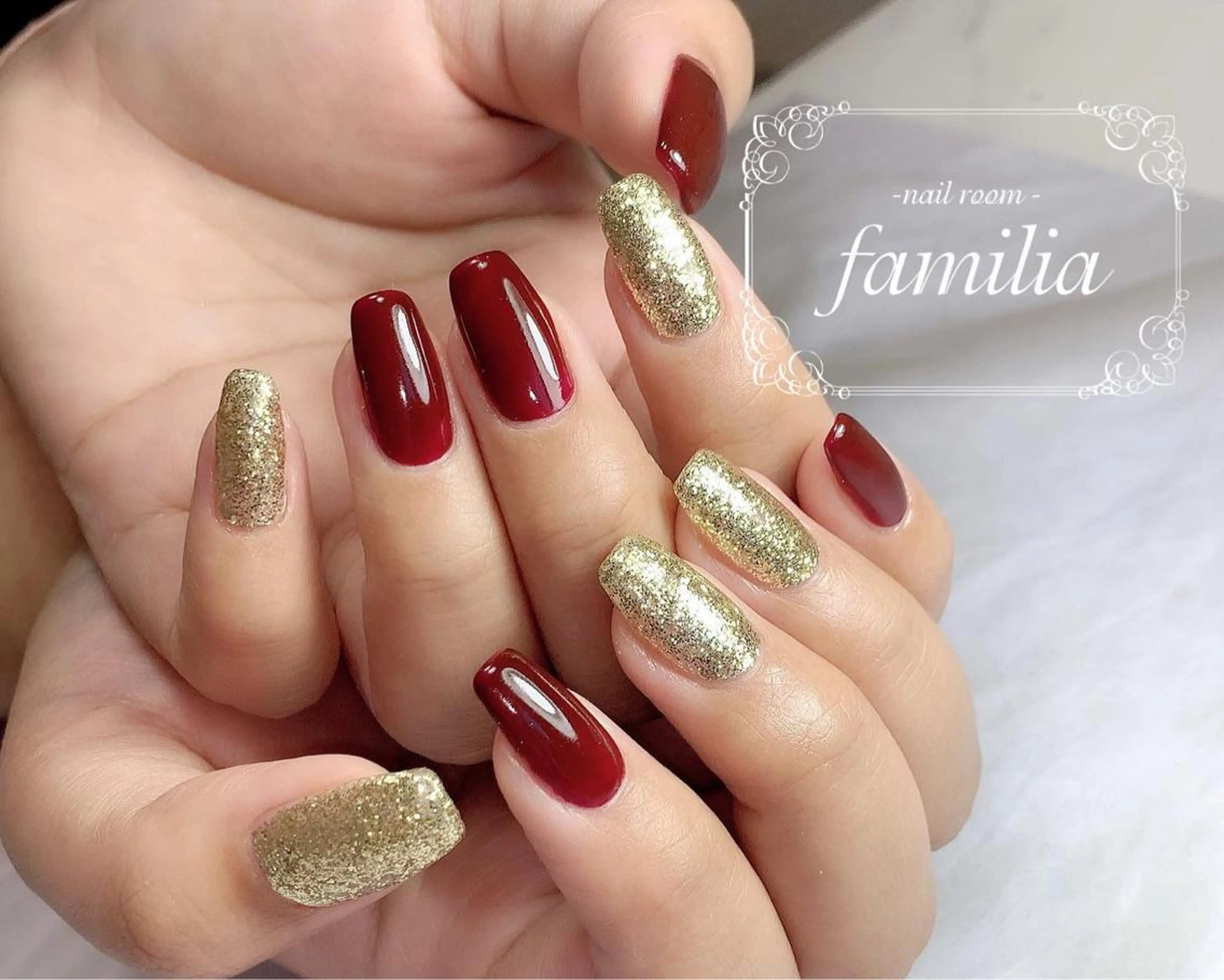 ネイル ハンドネイル -nailroom- familiaのネイルデザイン