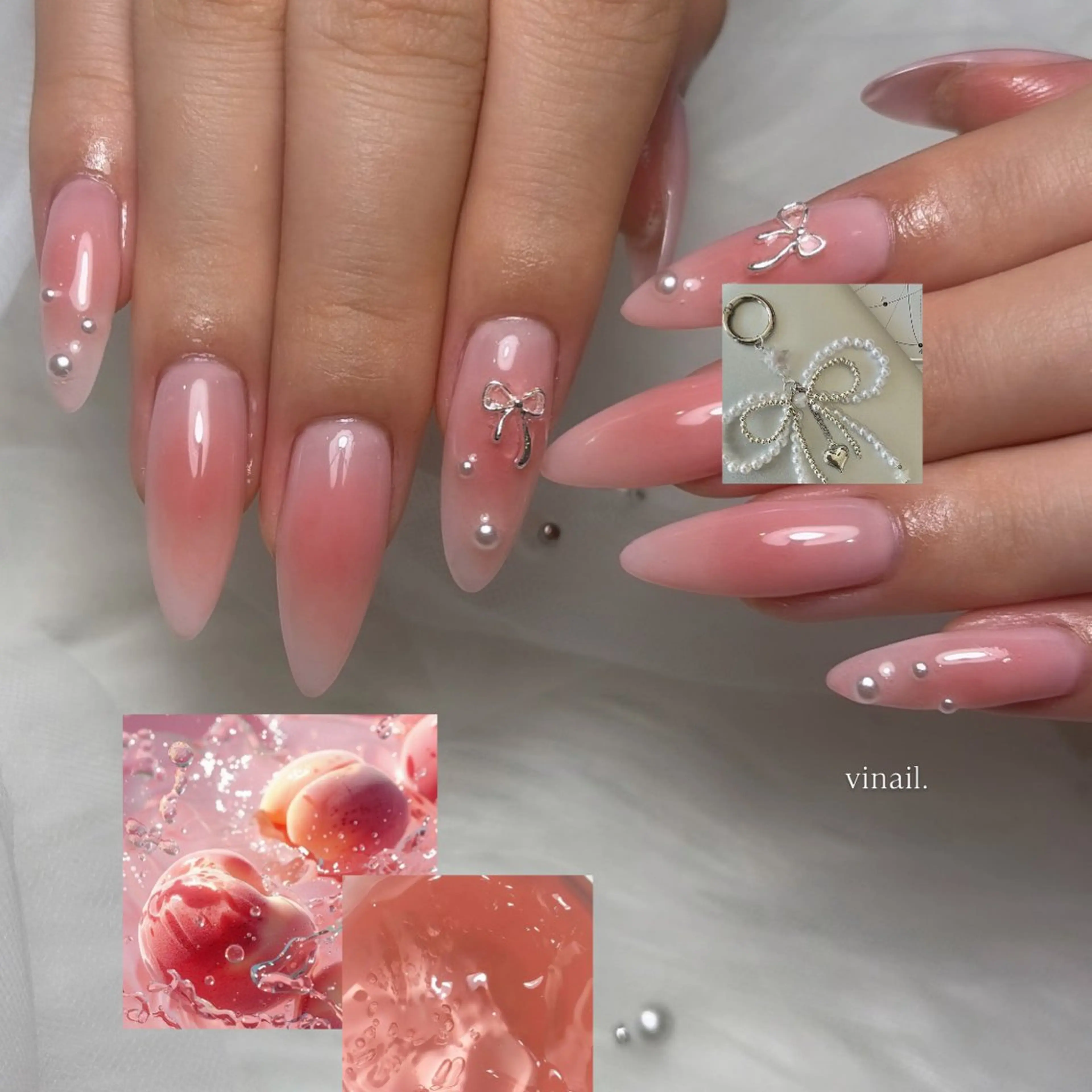 ネイル チークネイル ハンドネイル vinail.／k.beauty center所属・vinail. ビネルのネイルデザイン