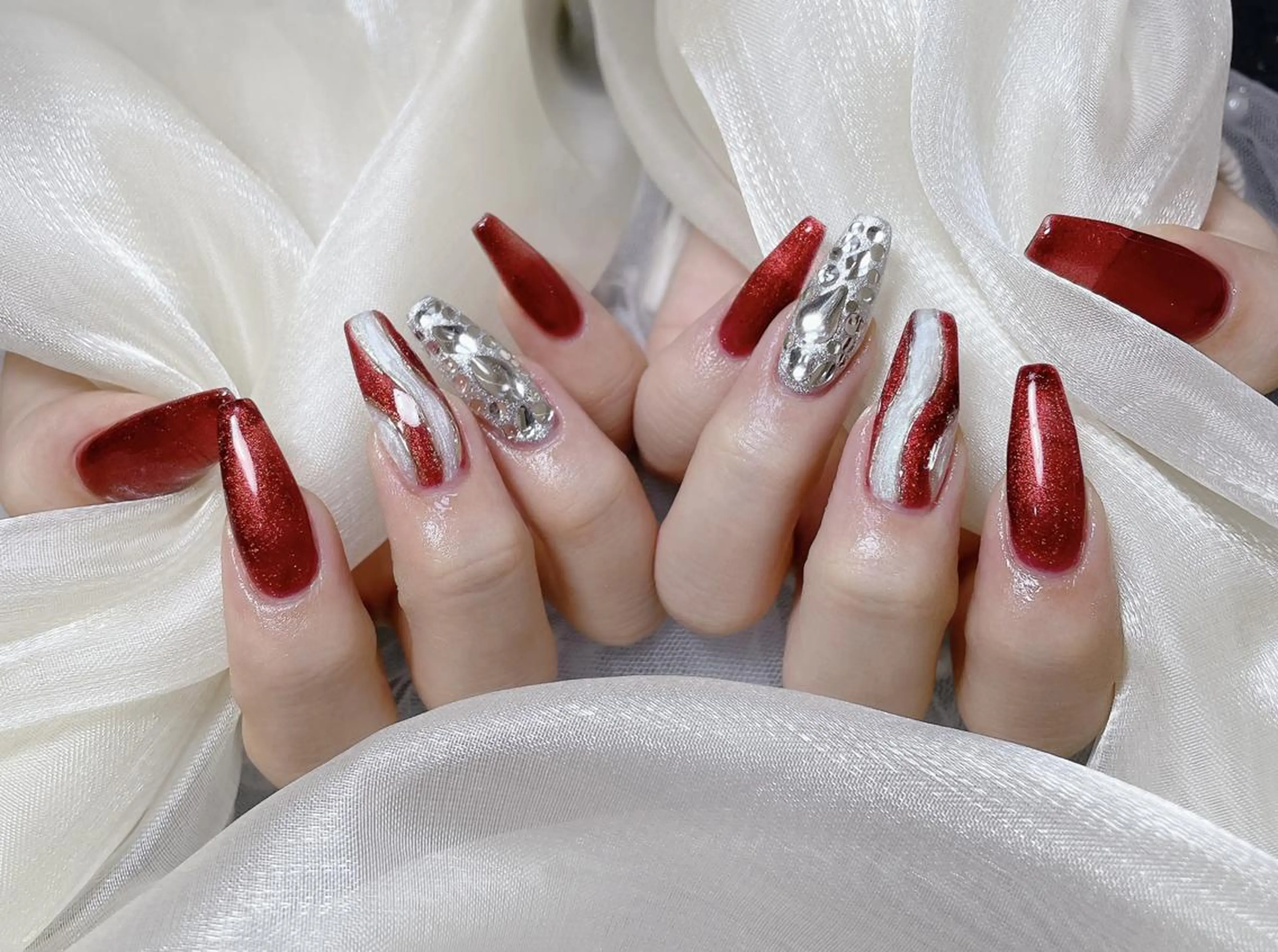 ネイル ハンドネイル ハンドケア 🎀長さだし船橋🎀 ネイルサロンのネイルデザイン