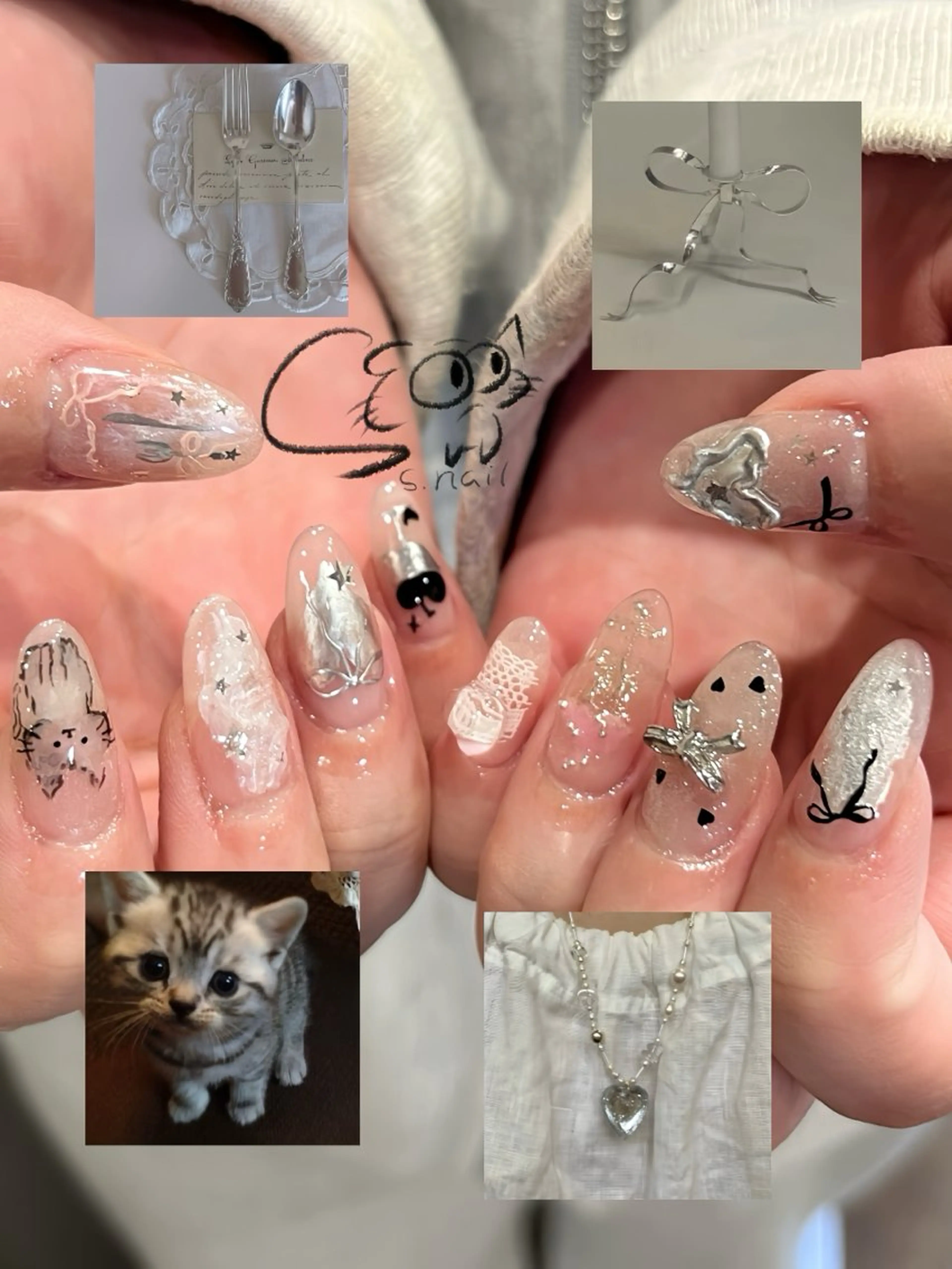 ネイル アートネイル チークネイル フレンチネイル グラデーション マグネットネイル ハンドネイル S.nail所属・S.nail _のネイルデザイン