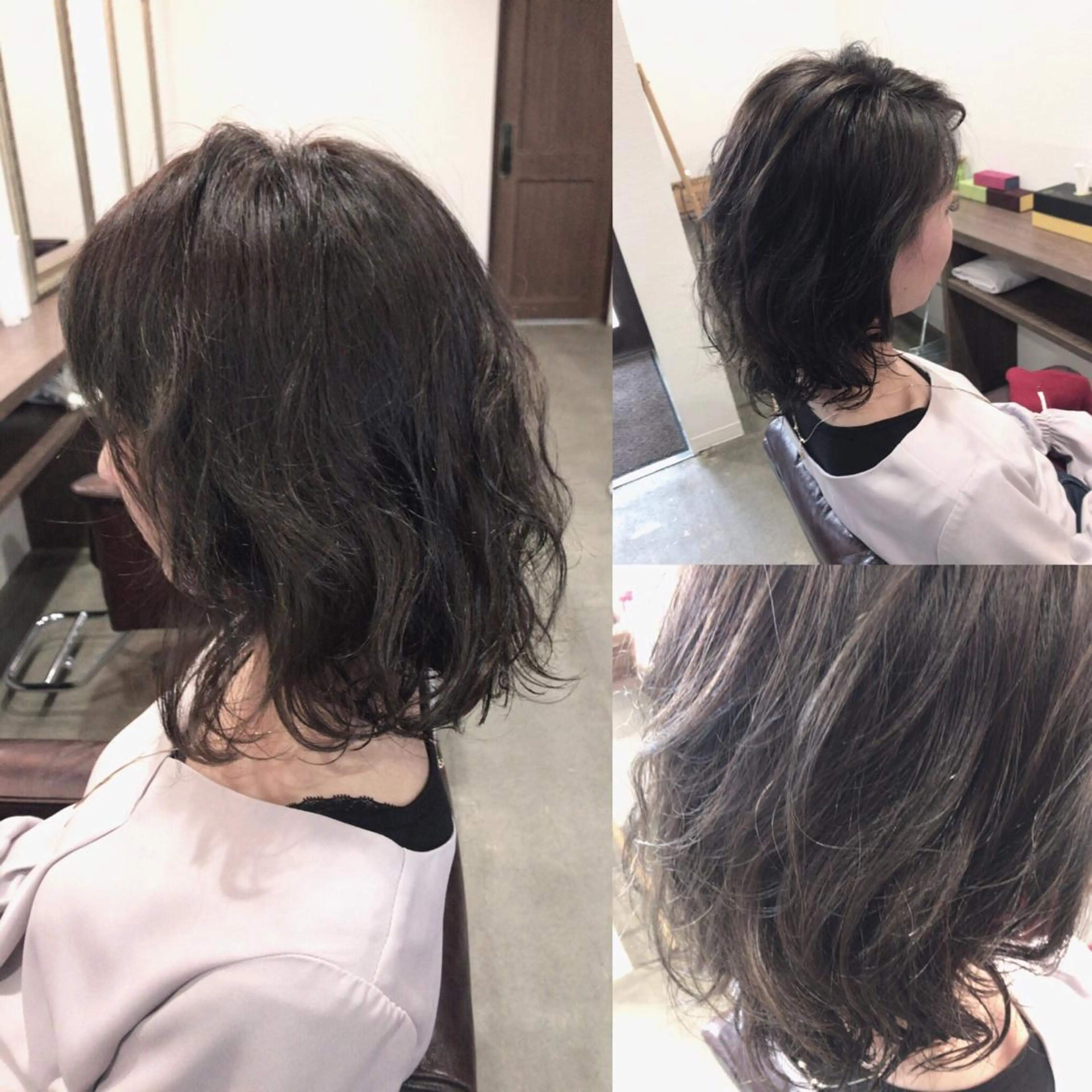 ショート カラー パーマ レイヤーカット匠 イソザキノリユキのヘアスタイル