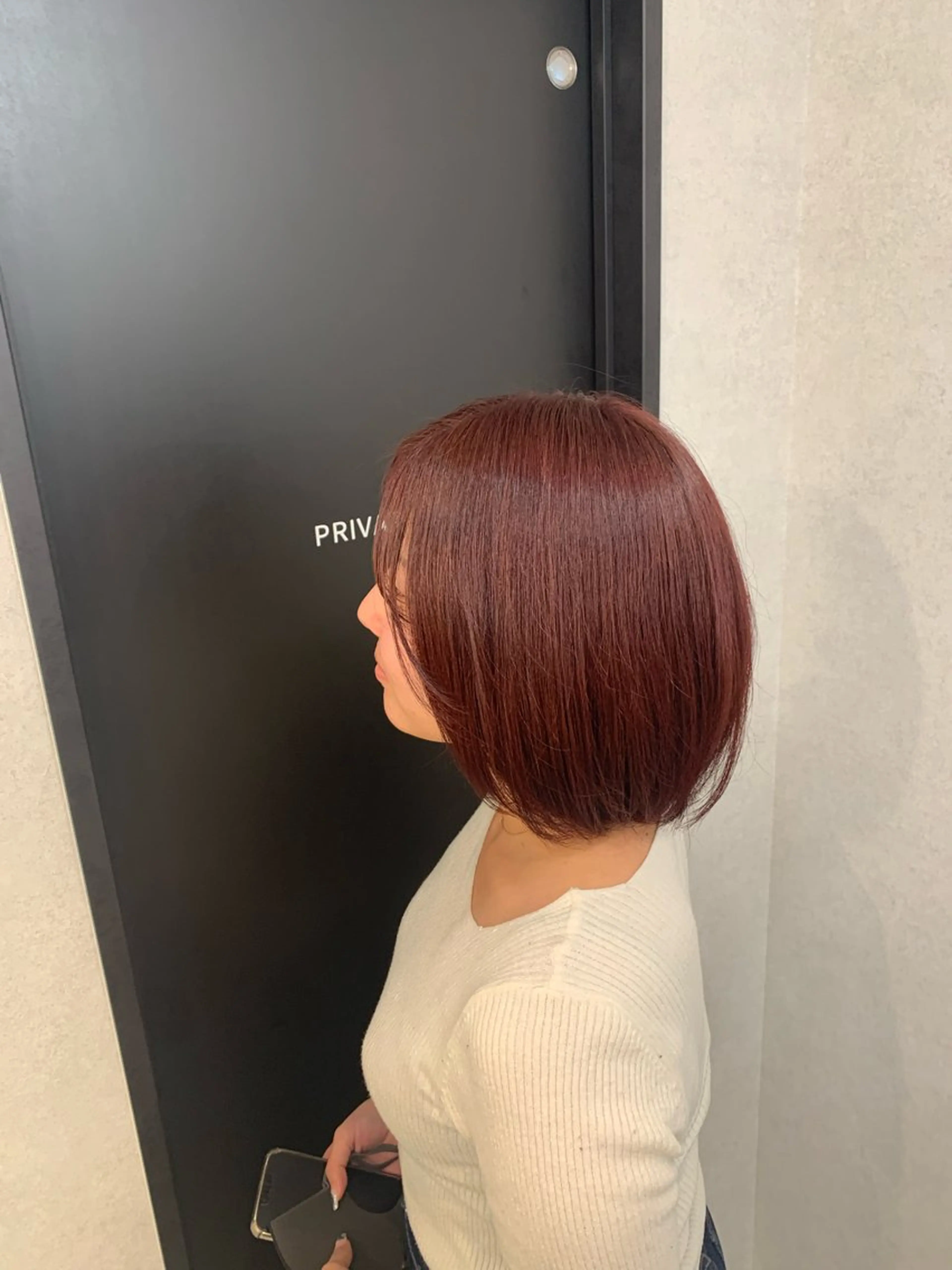 ショート カラー ブリーチ ブラウンカラー ブリーチなしカラー ピンクカラー ピンクブラウン YOHA HAIR GARDEN所属・臼井 真人のヘアスタイル