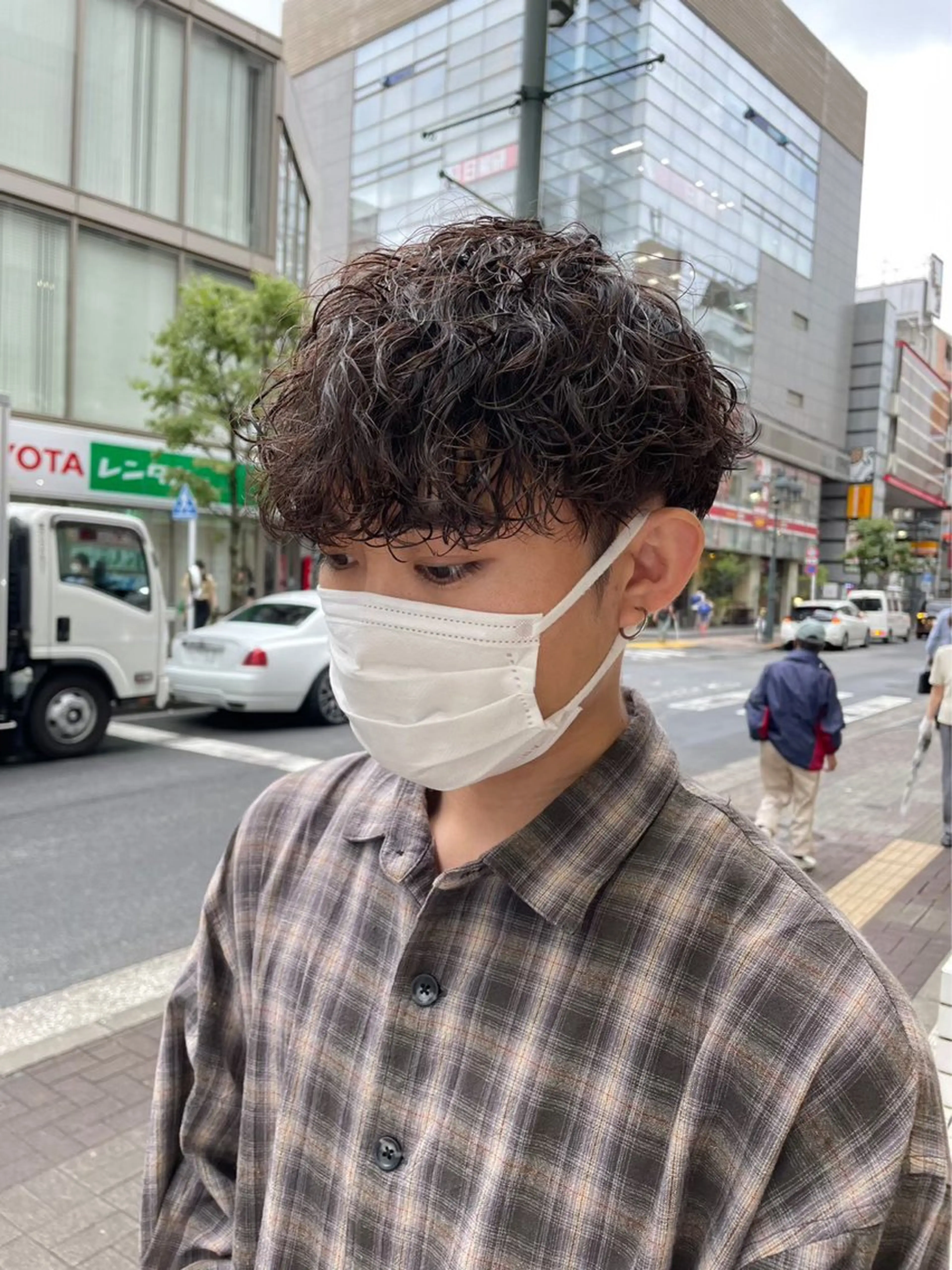 パーマ メンズ メンズパーマ メンズ/艶髪/カラー サクラ🌸のヘアスタイル