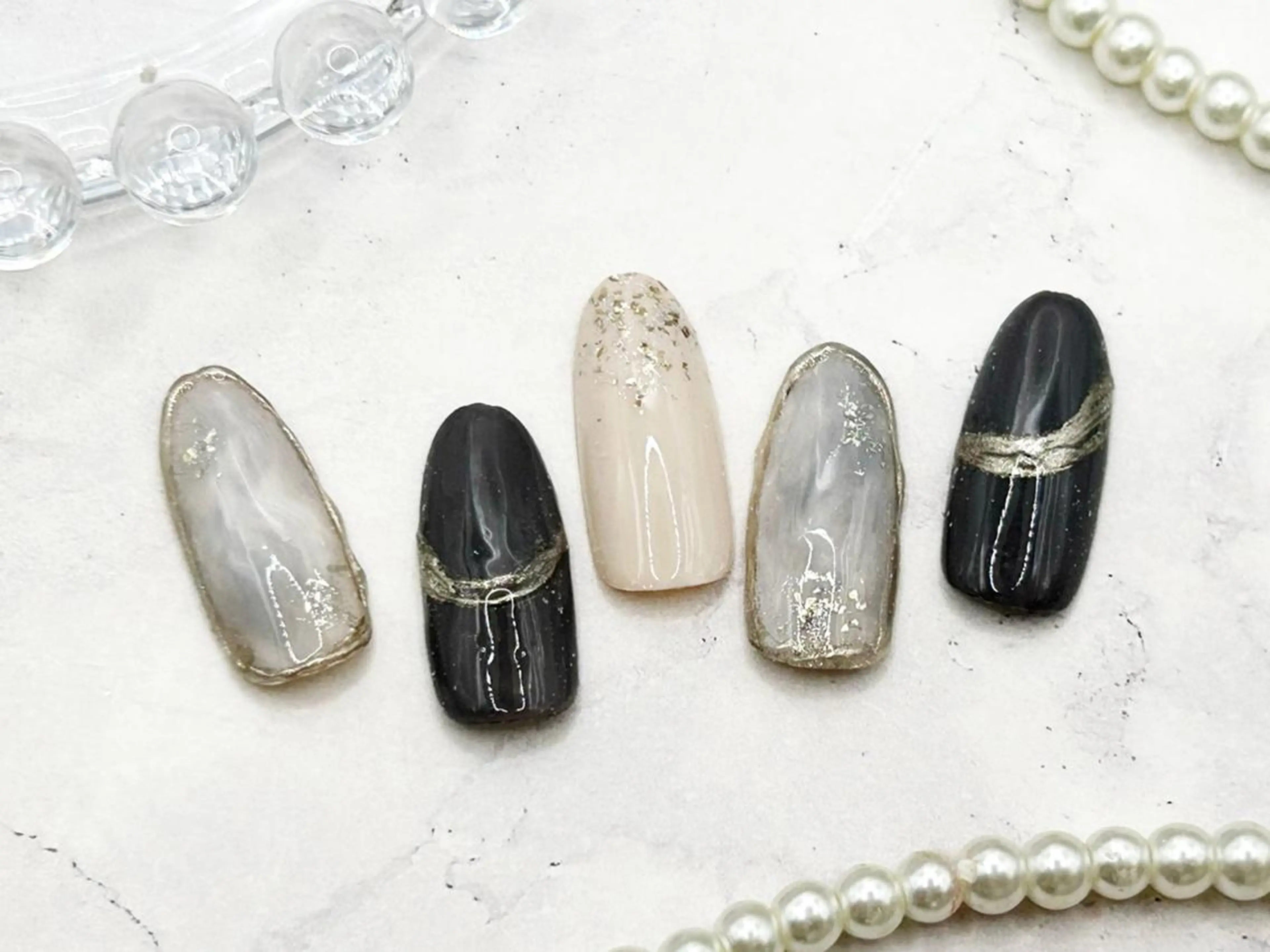 ネイル ハンドネイル orbe 芳長のネイルデザイン