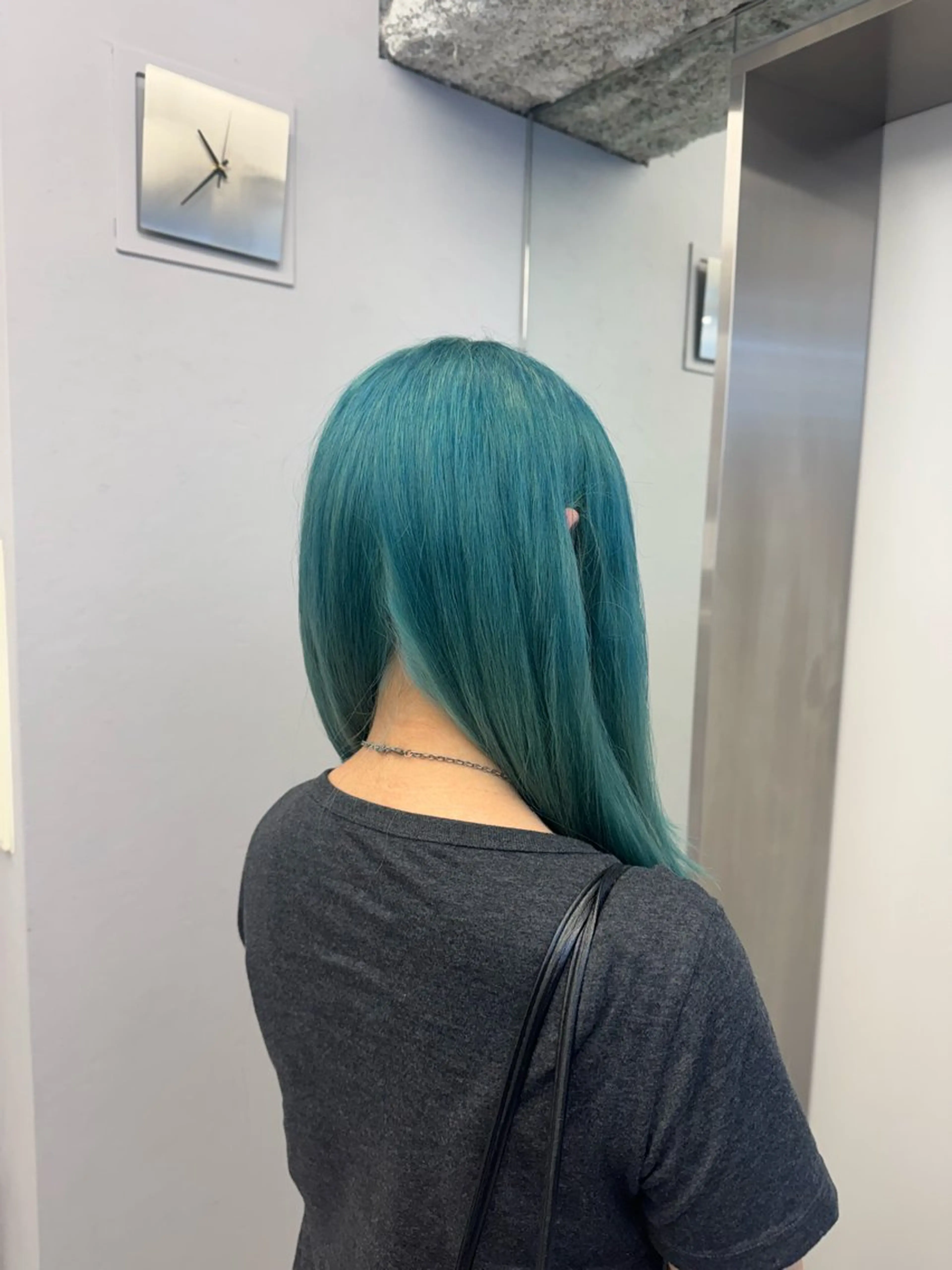 セミロング カラー ヘアカラー トリートメント ハイトーン/名古屋 Hinakiのヘアスタイル