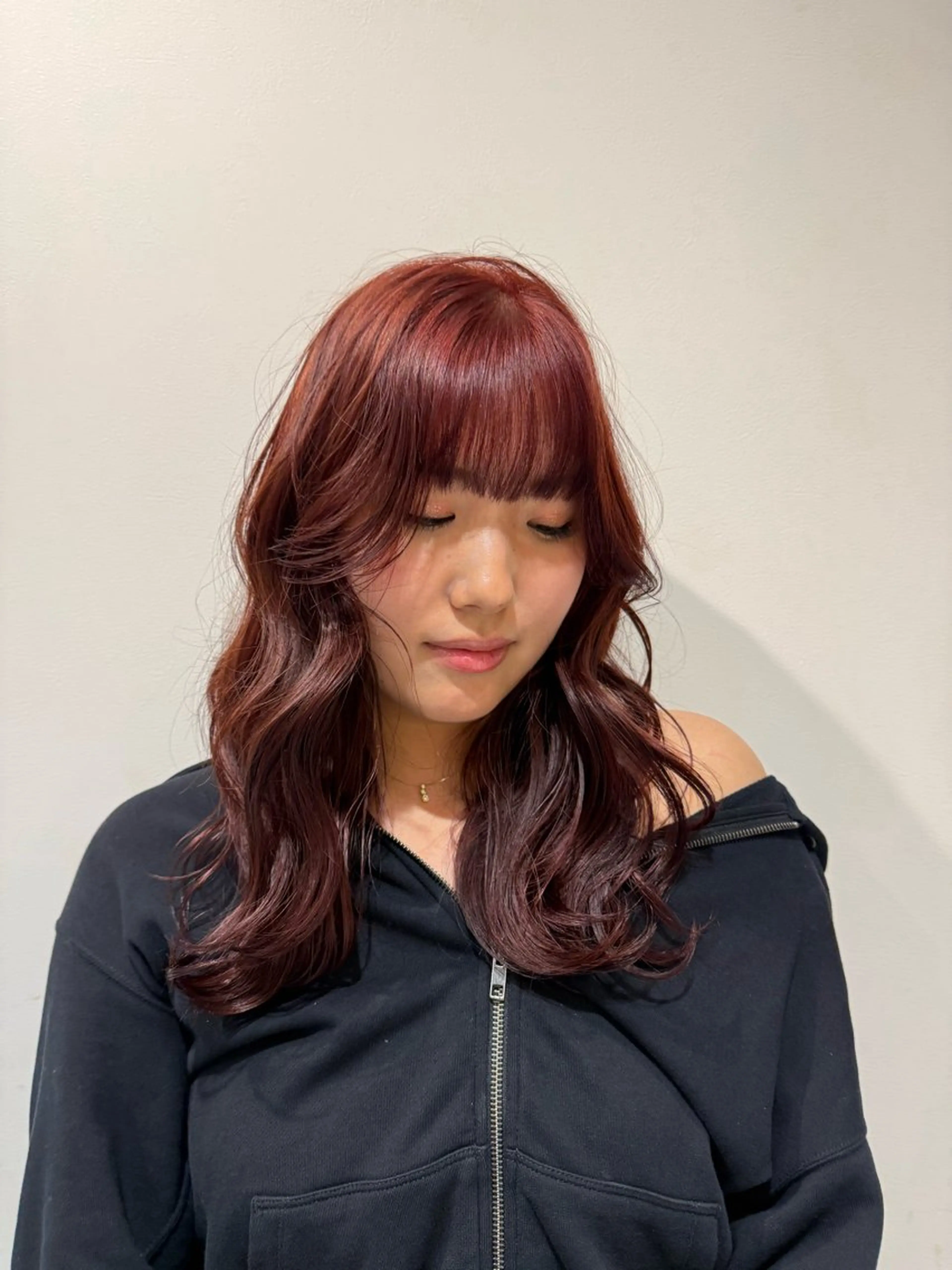 ロング カラー ヘアアレンジ ヘアカラー トリートメント ヘッドスパ 艶髪/ロングモデル 募集🫧terukaのヘアスタイル