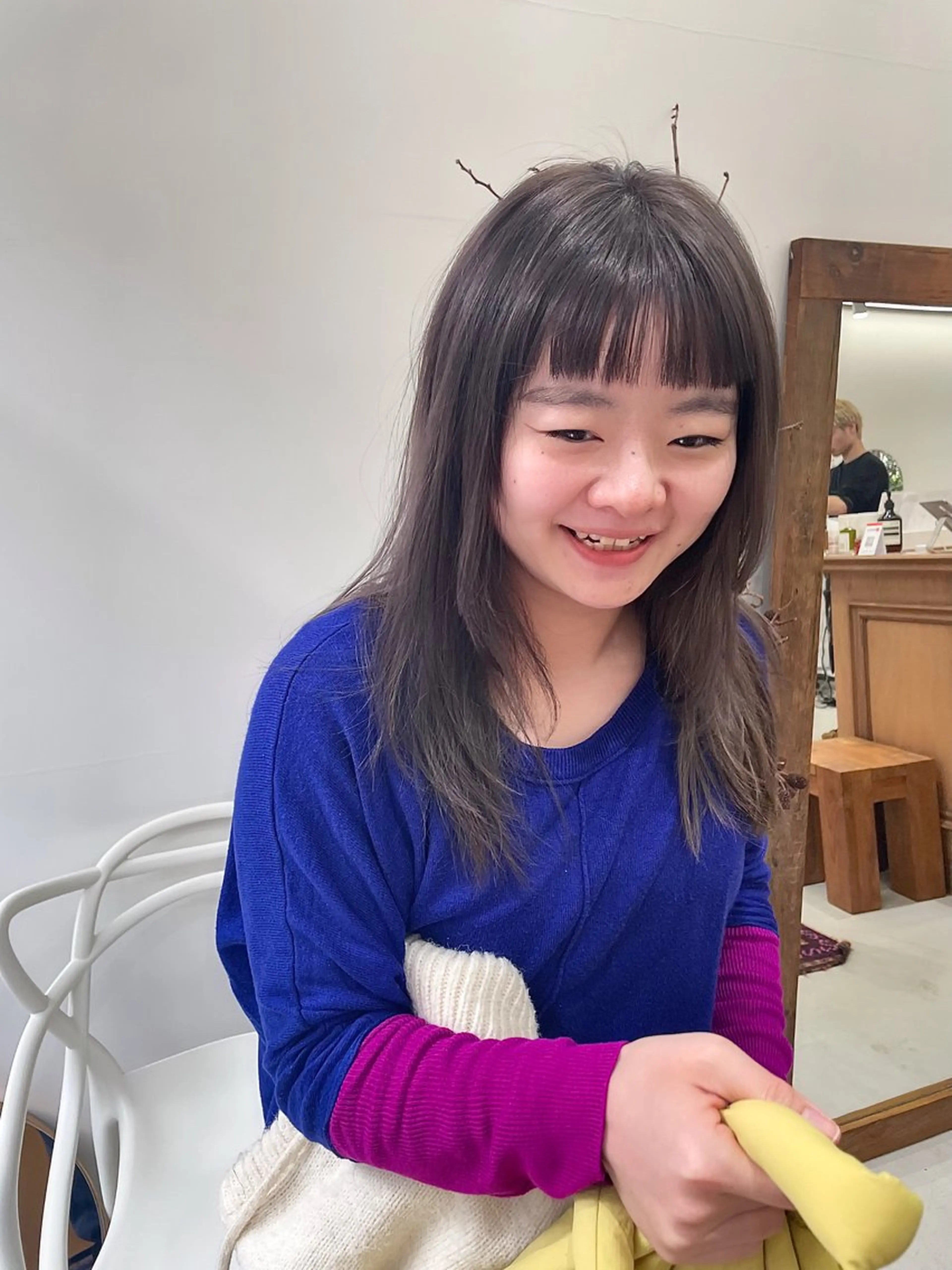 ミディアム カラー パーマ ヘアアレンジ メンズ グレージュ カット ヘアカラー トリートメント tatsumi/ボブ ウルフ/レイヤーのヘアスタイル