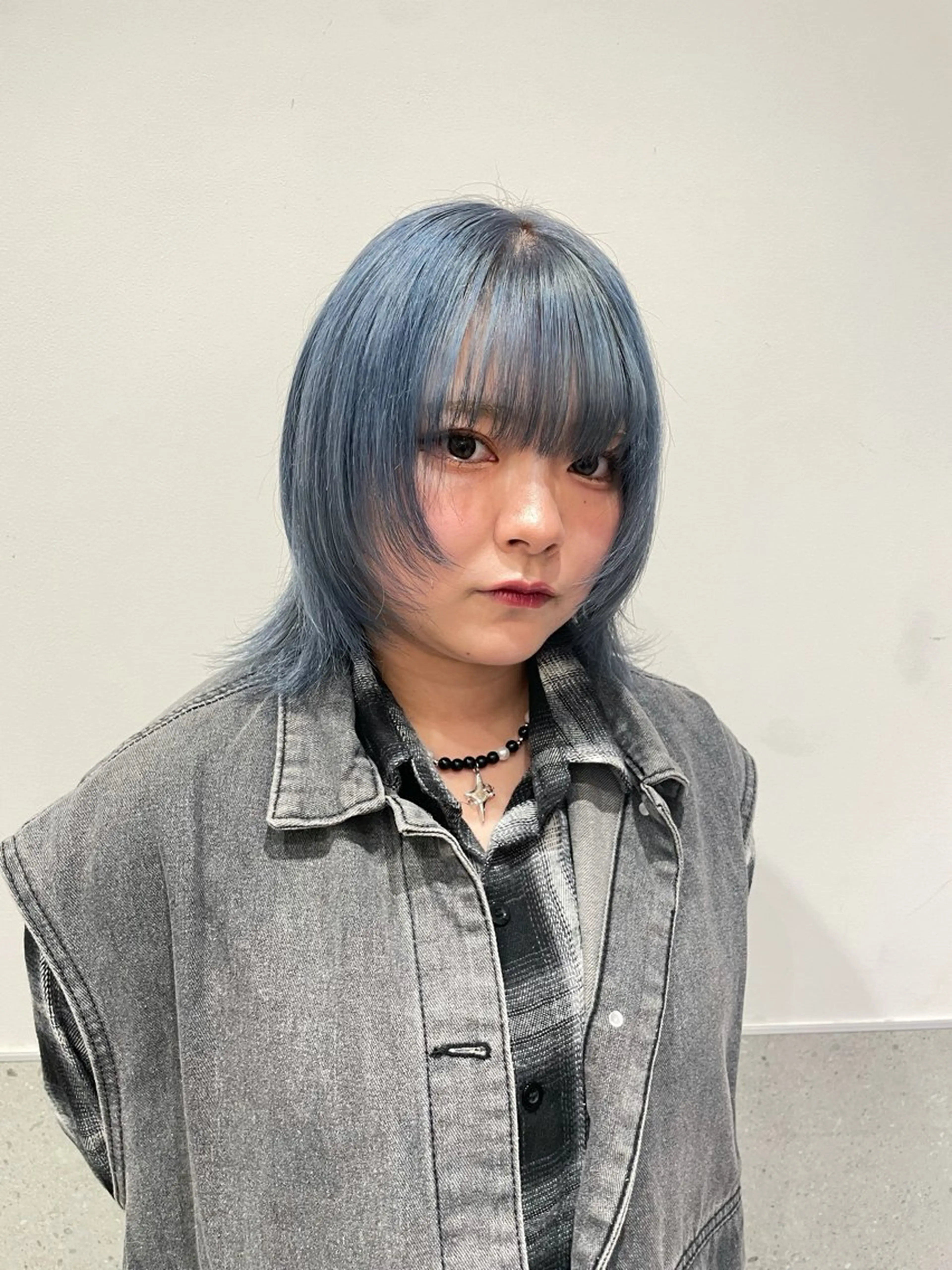 ミディアム GO TODAY SHAiRE SALON 原宿本店所属・REINA/ブリーチ /ハイトーン/原宿のヘアスタイル