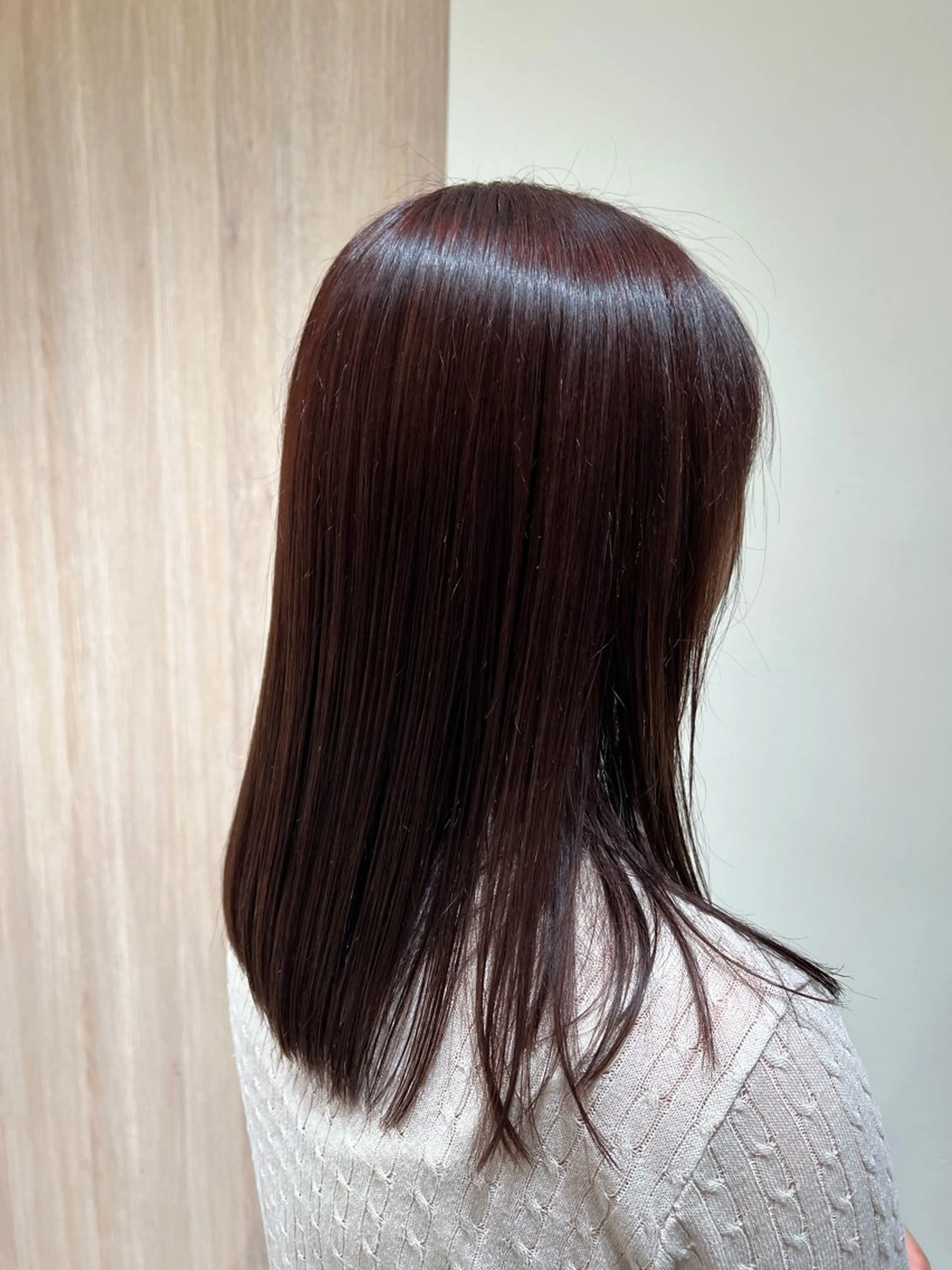 セミロング カラー ヘアカラー 💜透明感カラー/ harukaのヘアスタイル