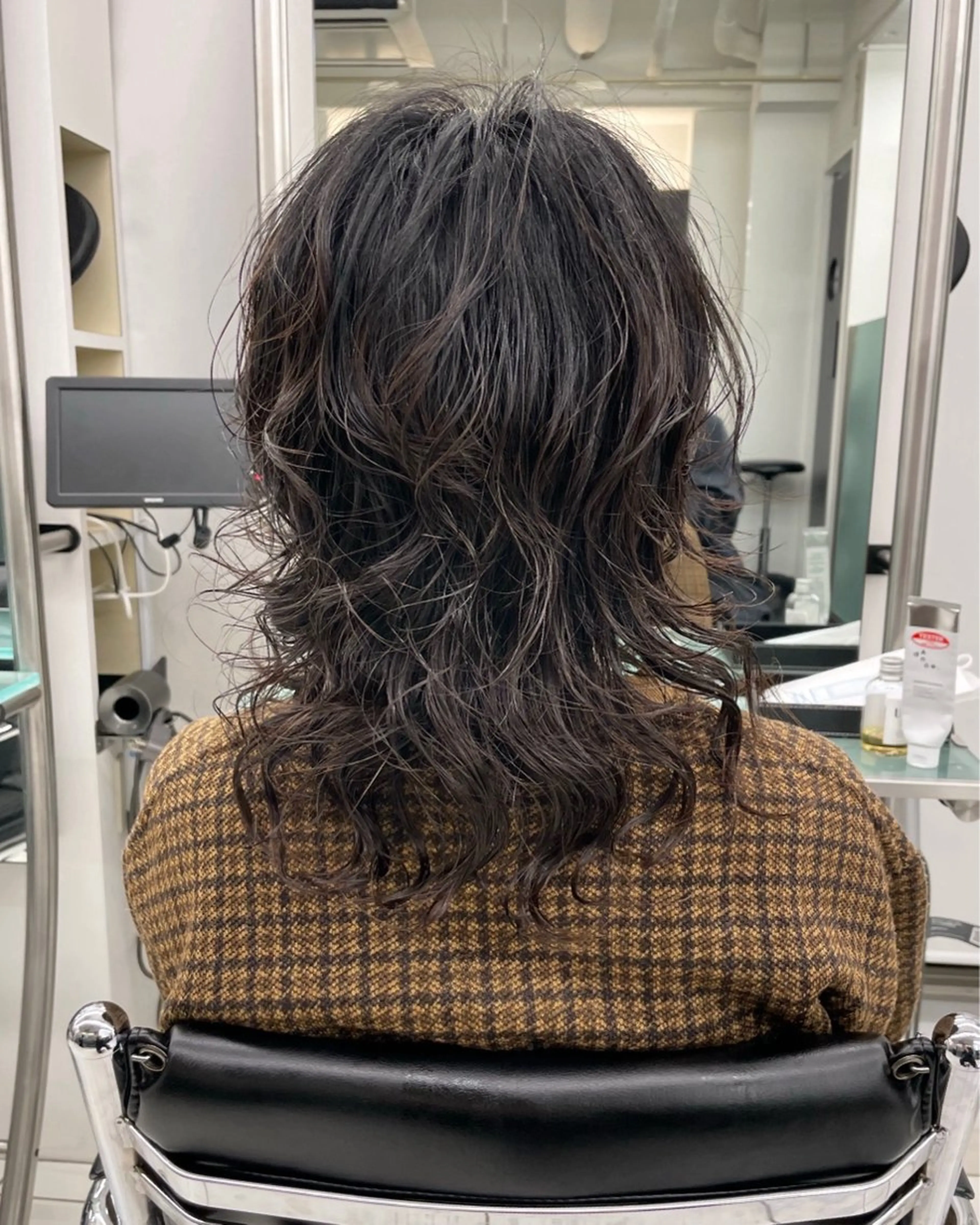 ロング パーマ 【レイヤーカット】 キサヌキミワのヘアスタイル