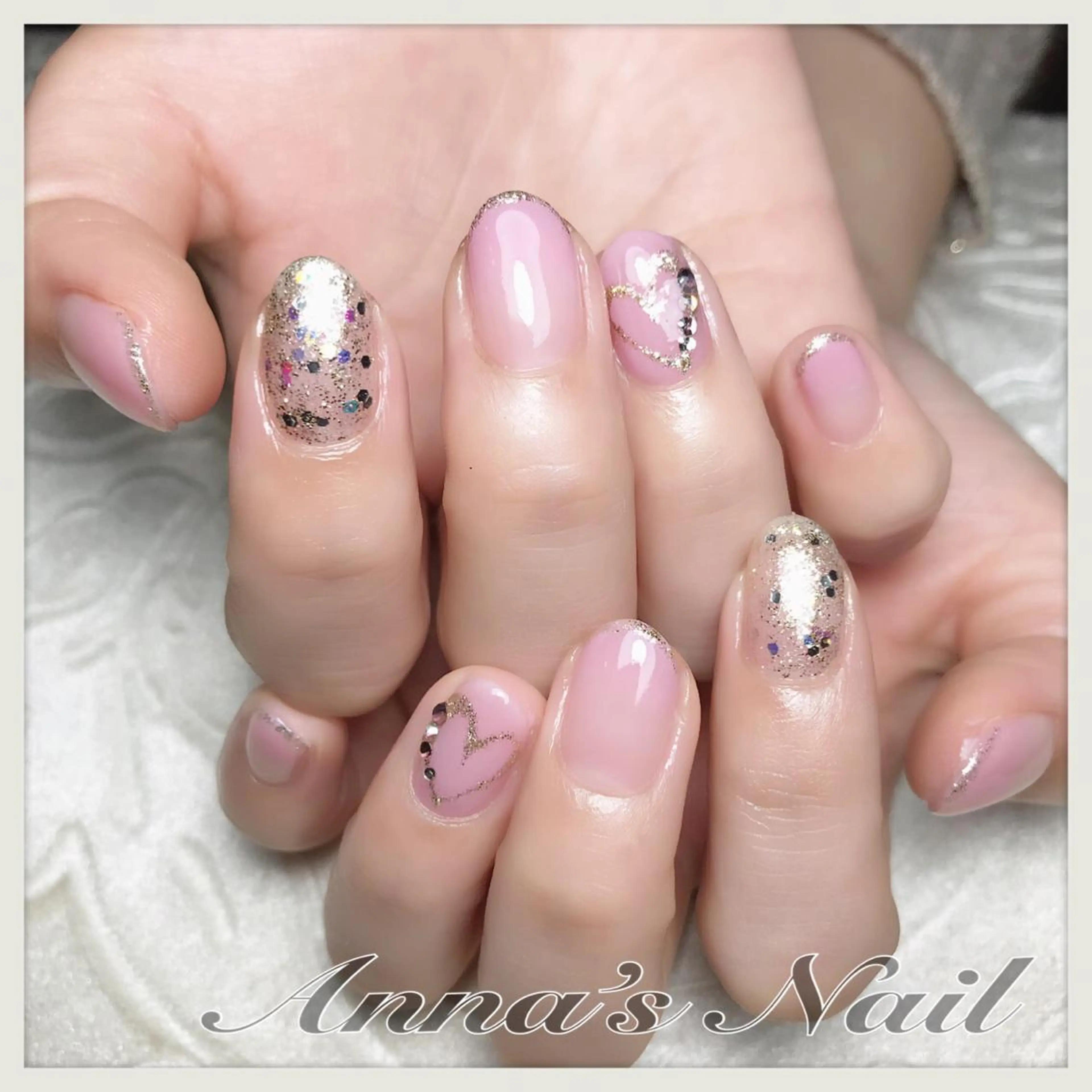 ネイル バレンタイン Anna’s Nail所属・清口 杏奈のネイルデザイン