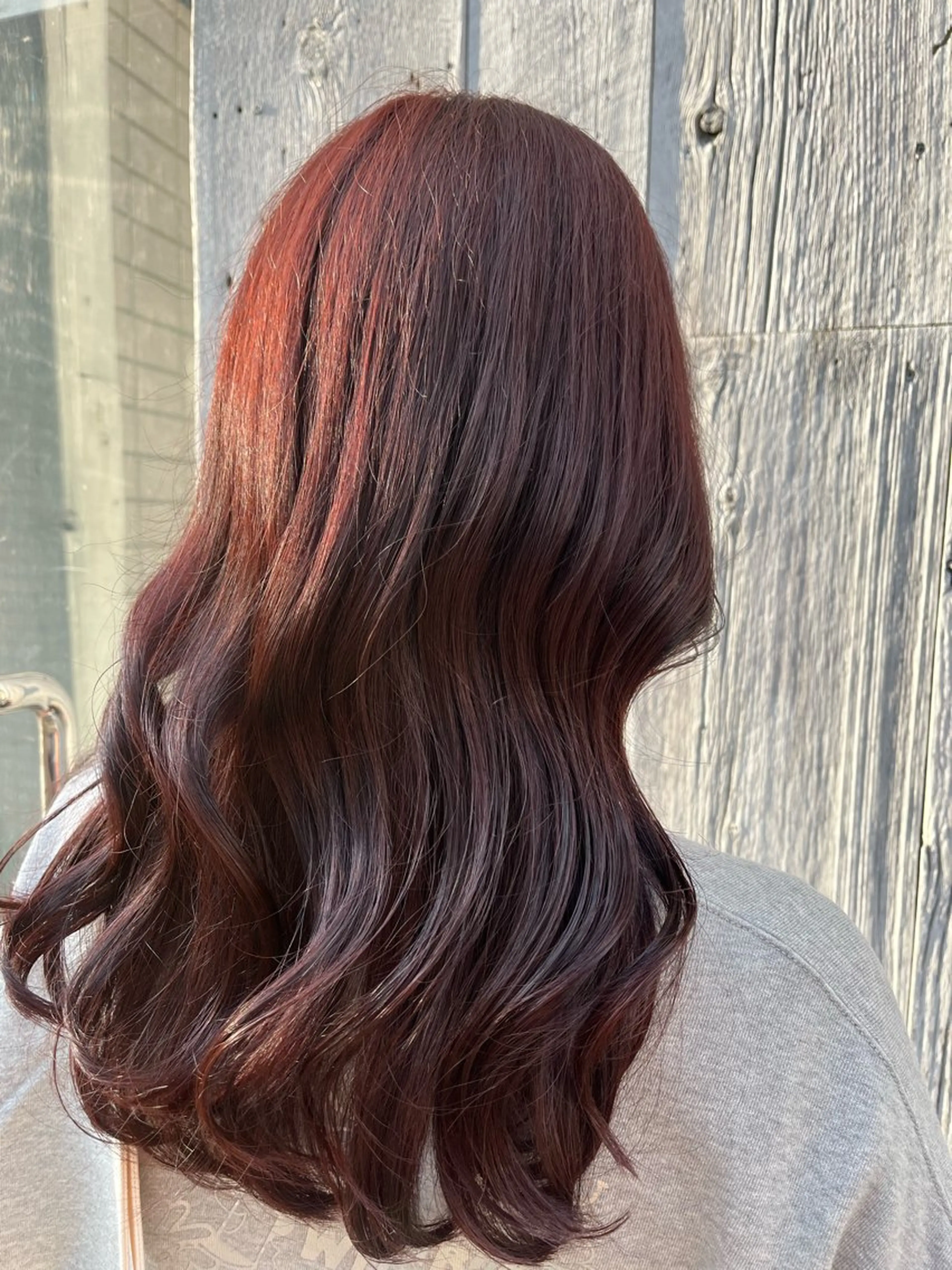 セミロング レッドブラウン Eleanor 池袋 🧸Madoka🧸のヘアスタイル
