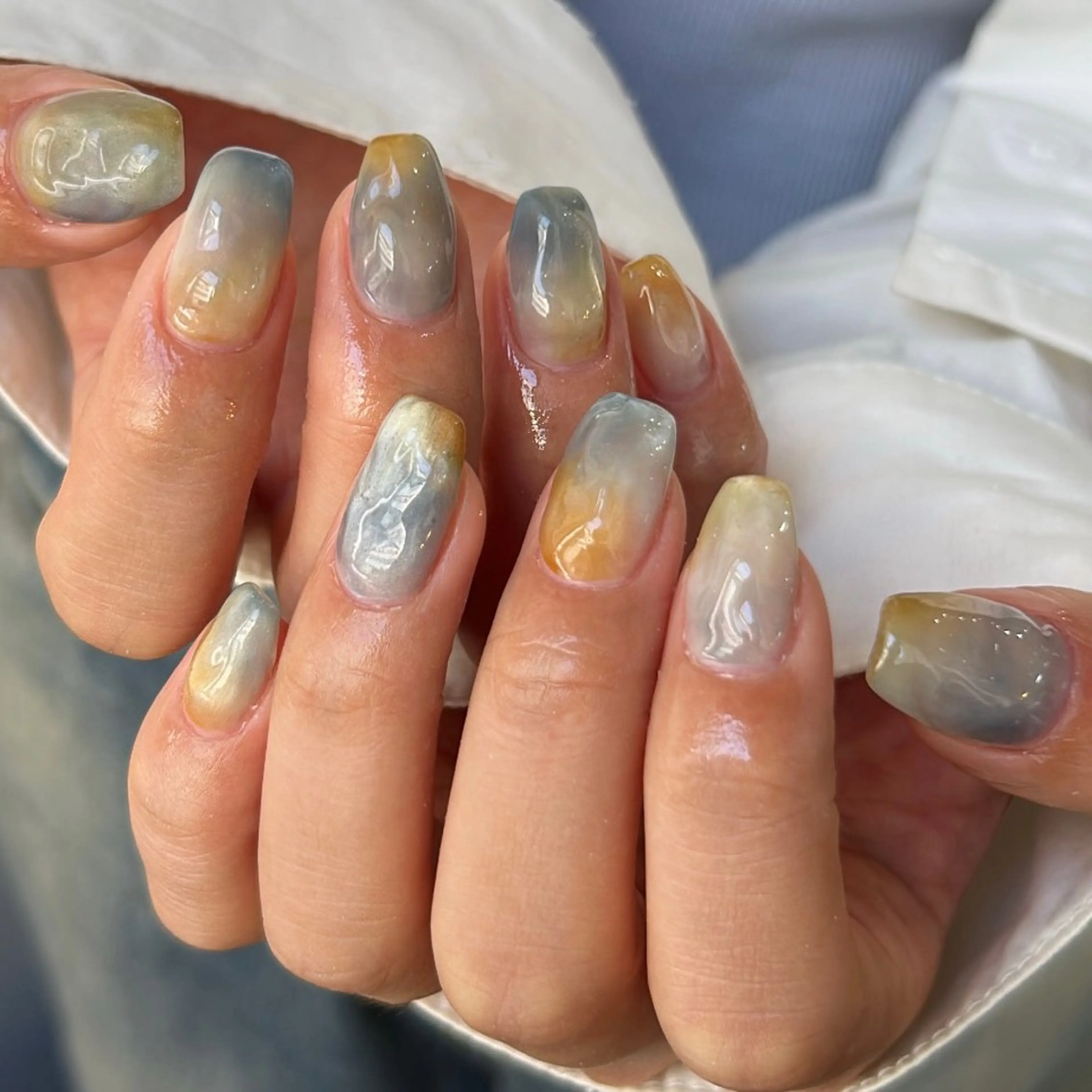 ネイル マグネットネイル scré as Ételのネイルデザイン