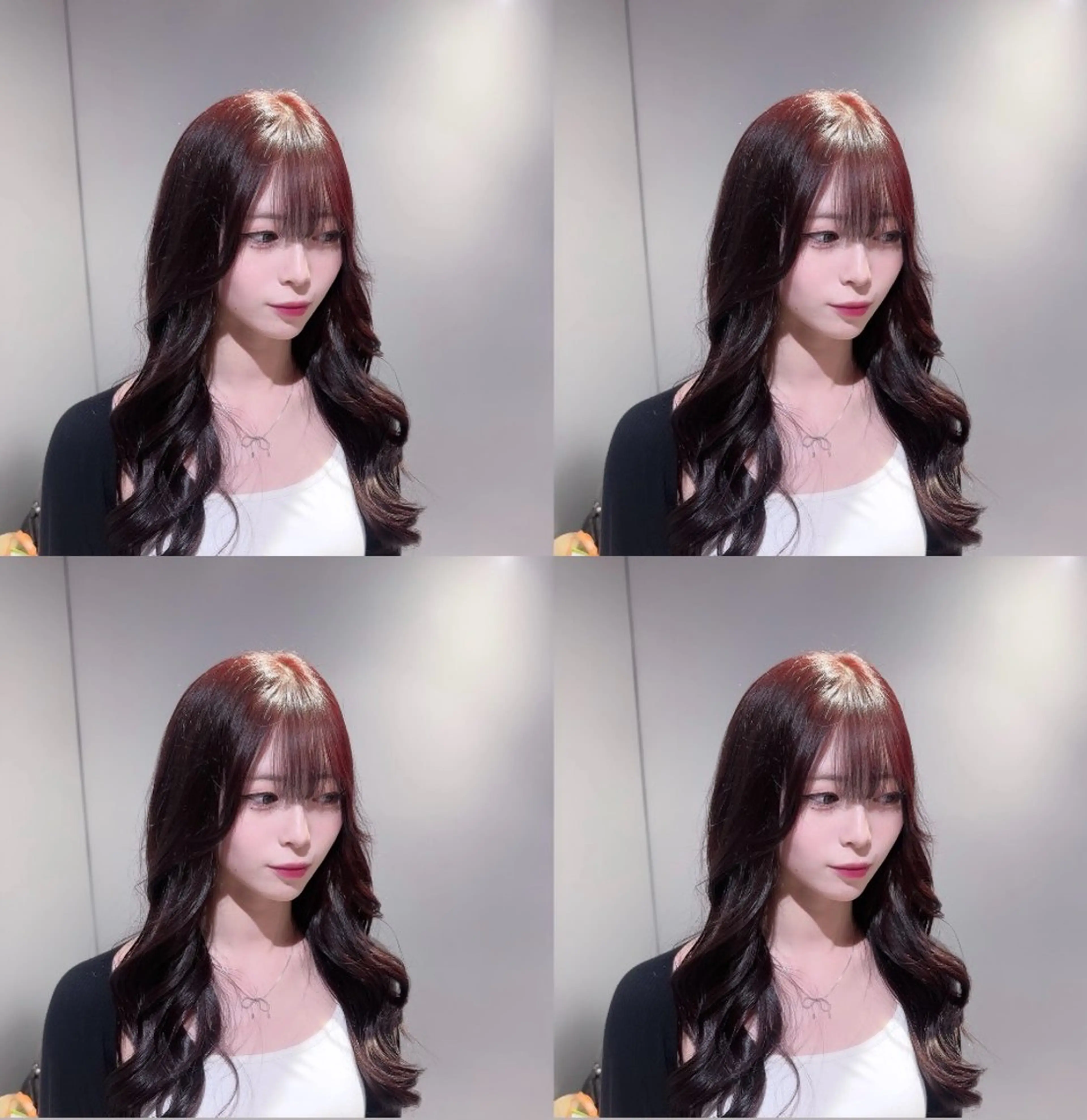 ロング カラー ヘアアレンジ ヘアカラー トリートメント 💎韓国レイヤー ×エクステゆうま💎のヘアスタイル