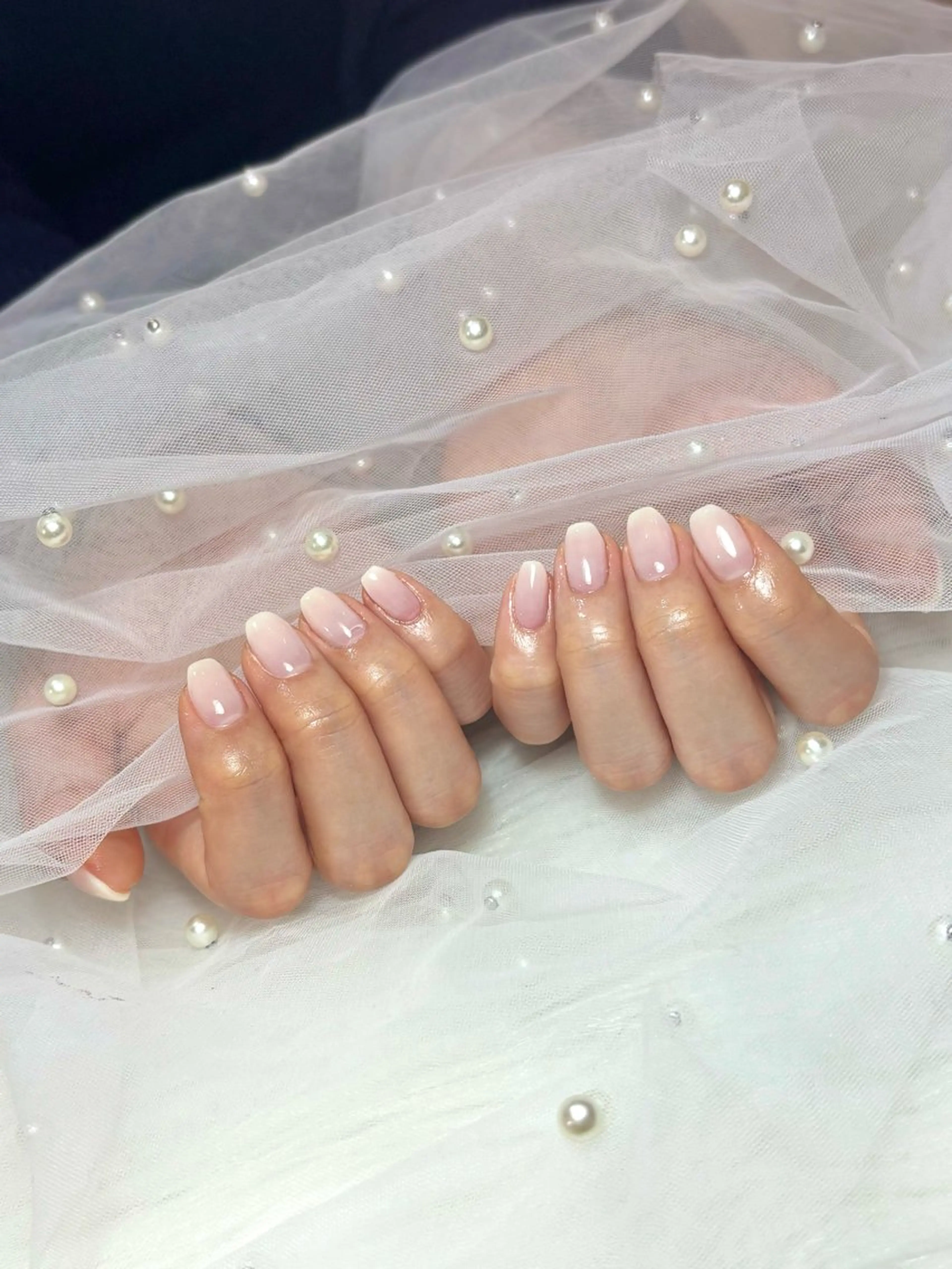 ネイル グラデーション オフィスネイル 春ネイル ハンドネイル kokomi 🧸のネイルデザイン