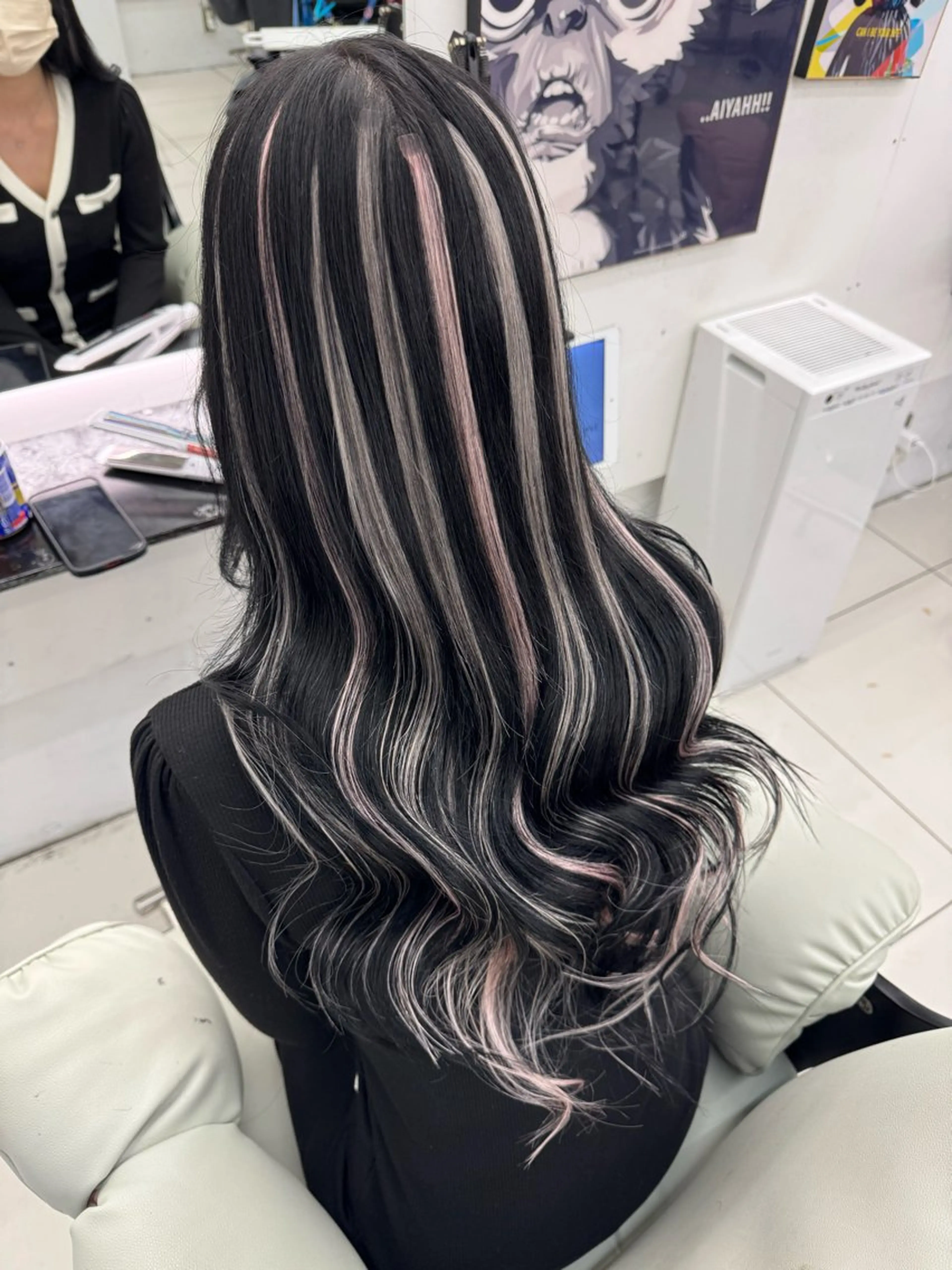 ロング カラー エクステ ヘアカラー エクステ ミユル/ 盛れるエクステ🎀✨のヘアスタイル