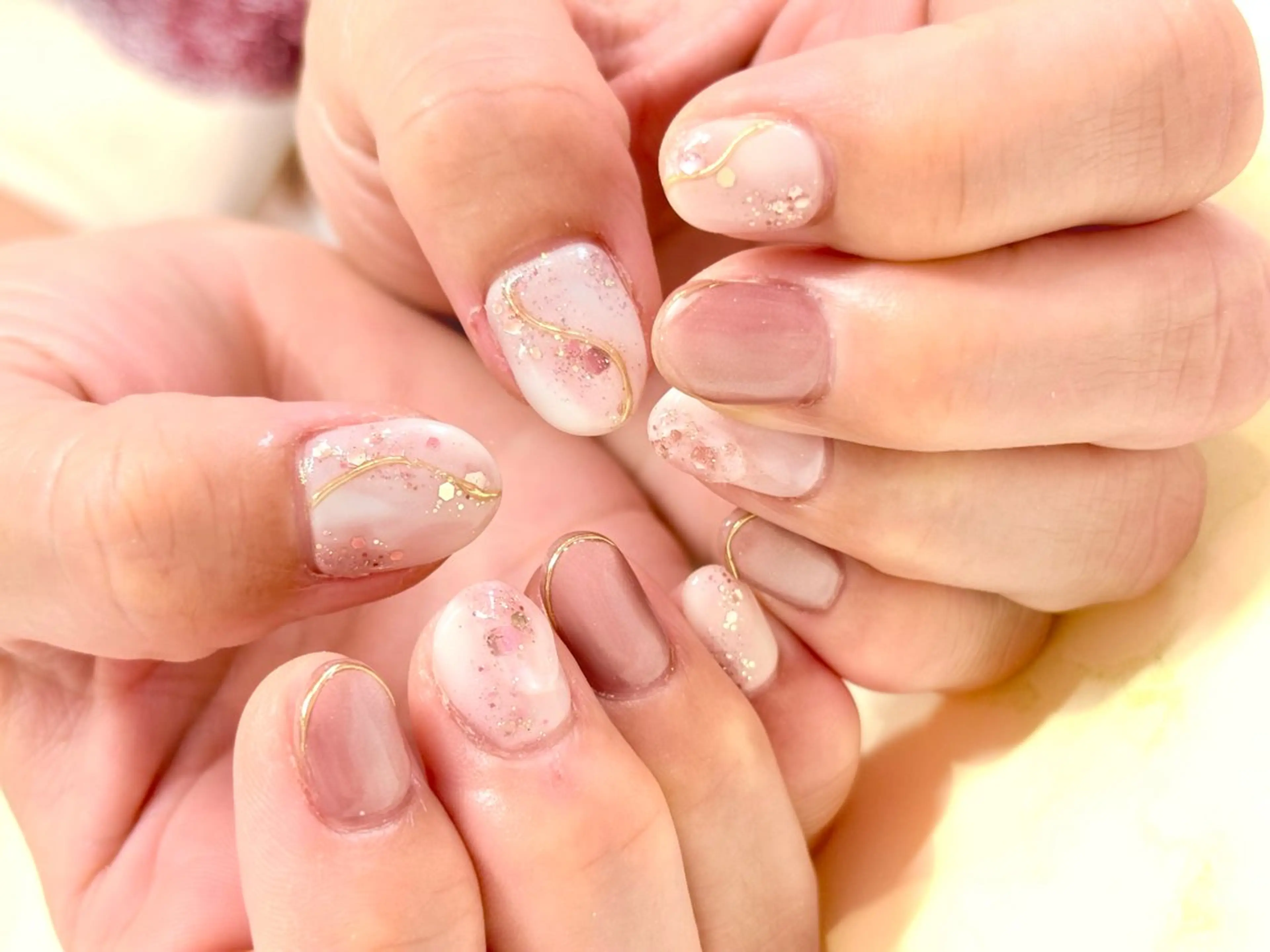 ネイル マグネットネイル 大倉 絵理のネイルデザイン