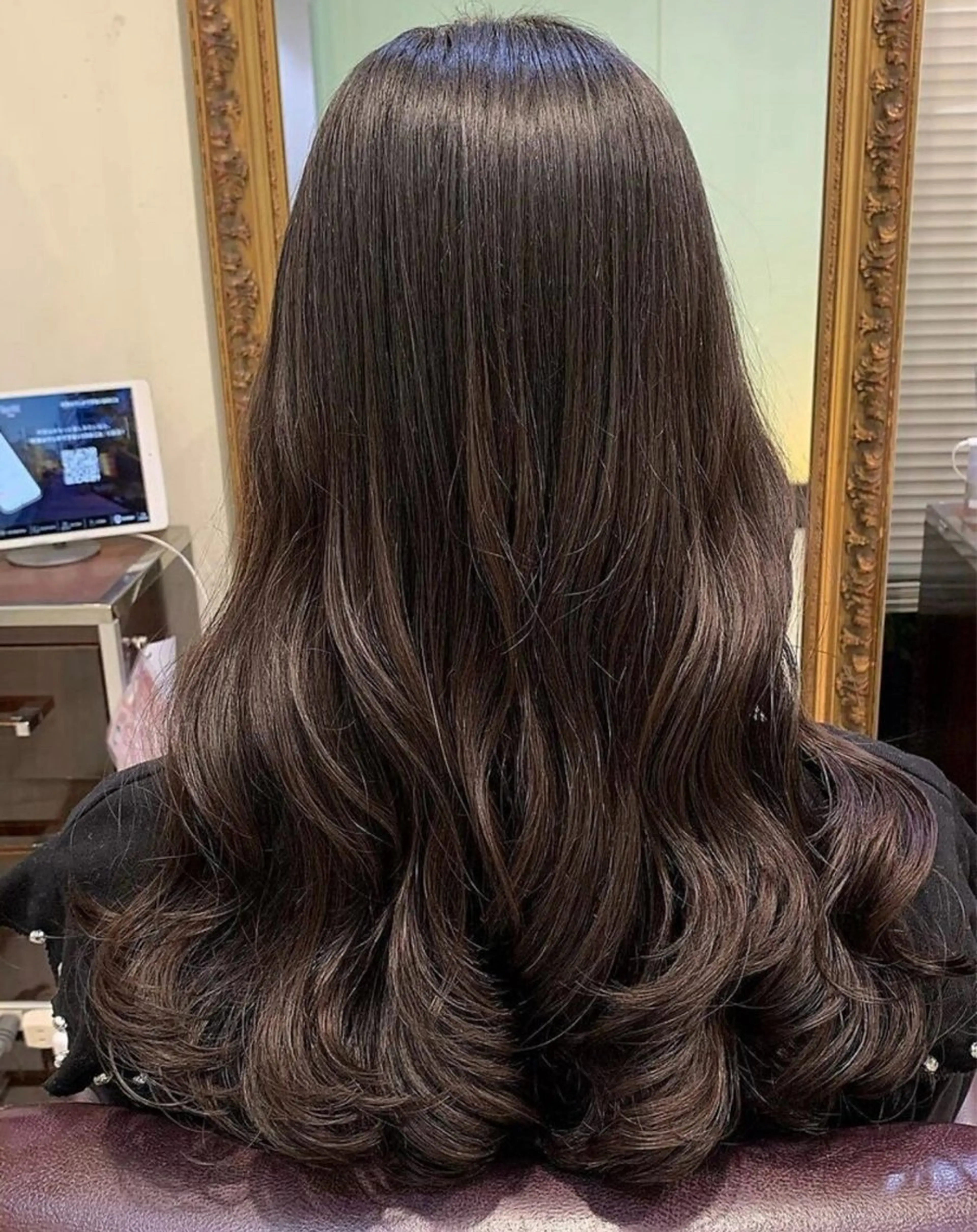 ロング パーマ カット パーマ トリートメント ‎🤍表参道/レイヤ ーカット🤍 ちえのヘアスタイル