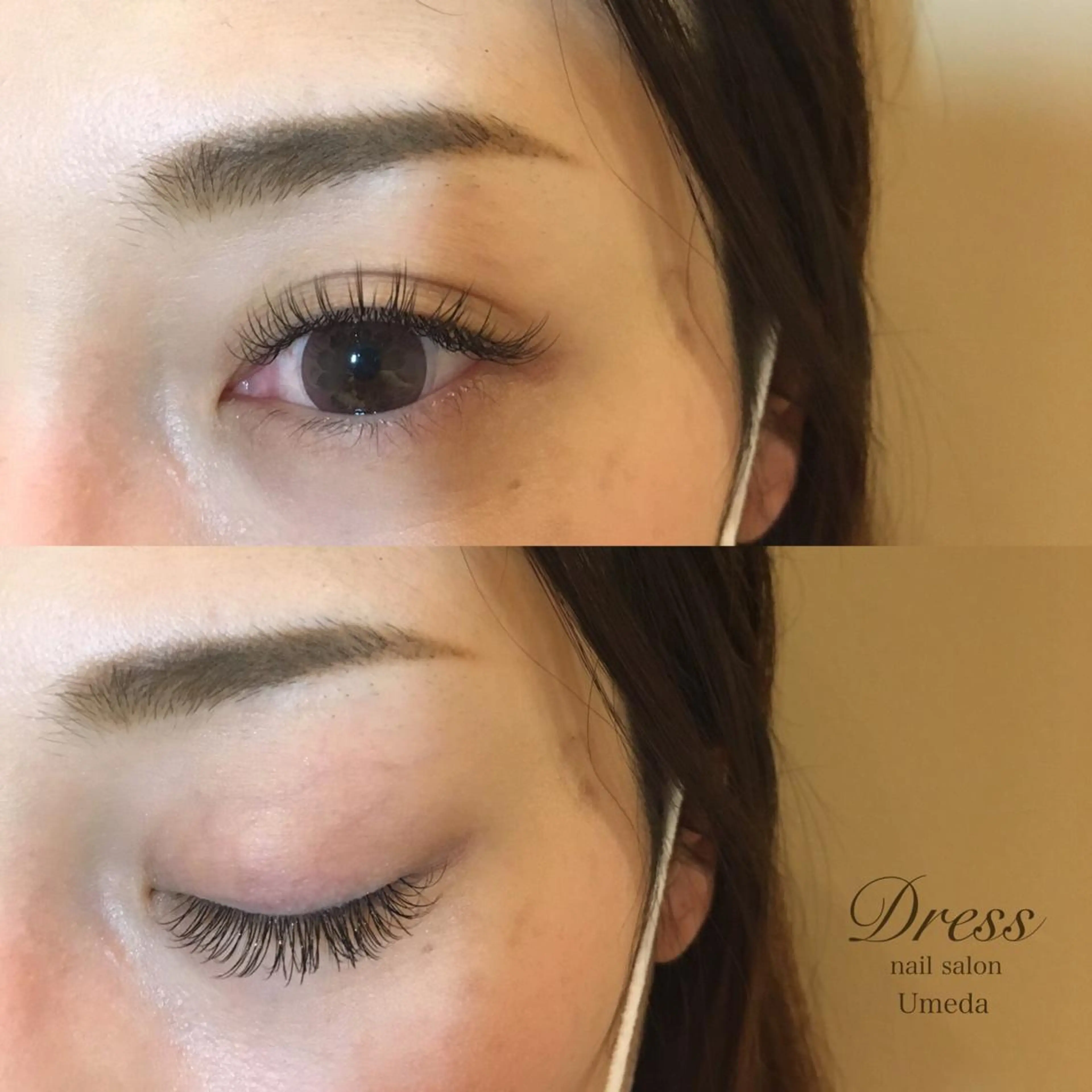 マツエク・マツパ フラットラッシュ マツエク Dress梅田 / 芦田のマツエク・マツパデザイン