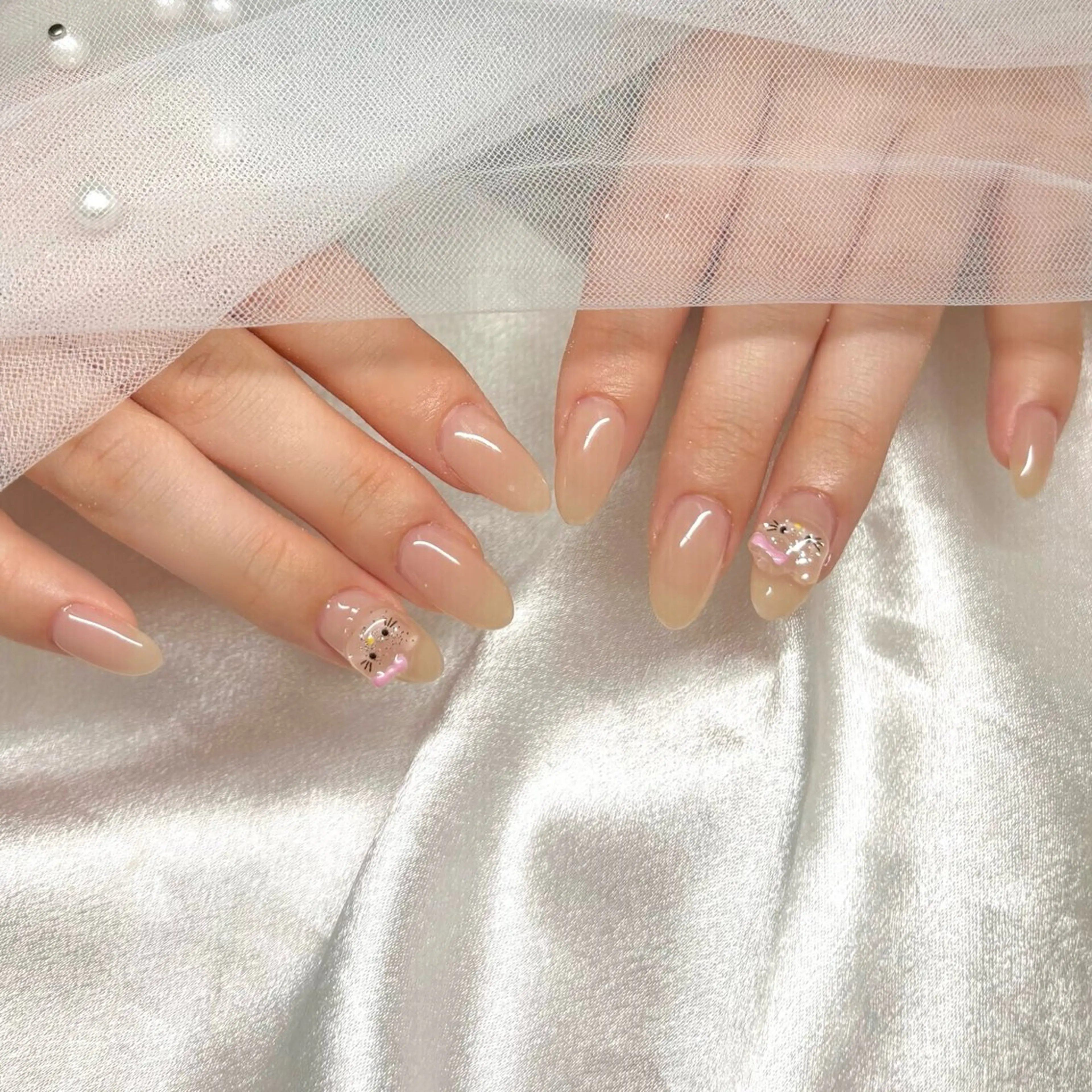 ネイル 中元 月のネイルデザイン