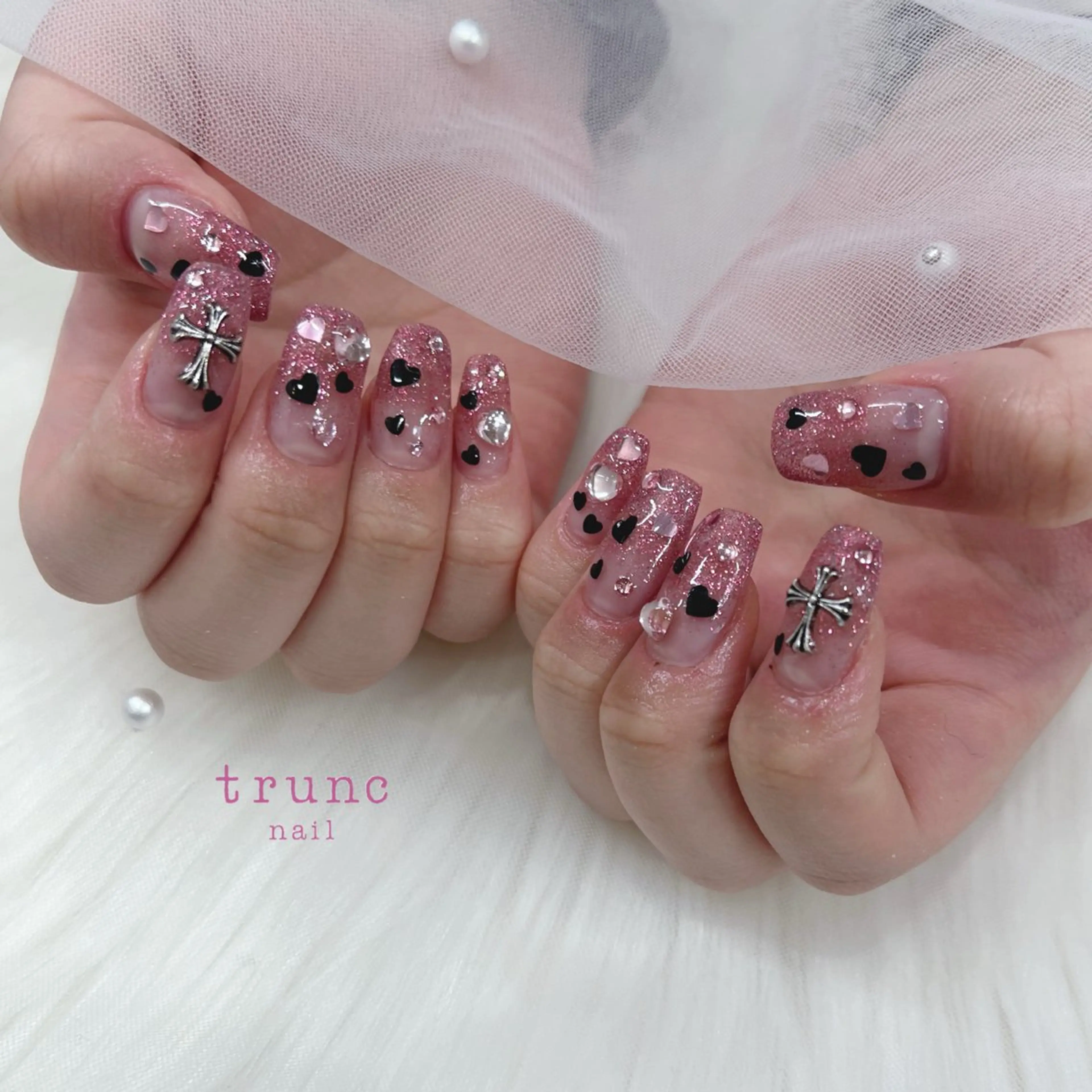 ネイル trunc nail 🌻宮下🌻のネイルデザイン