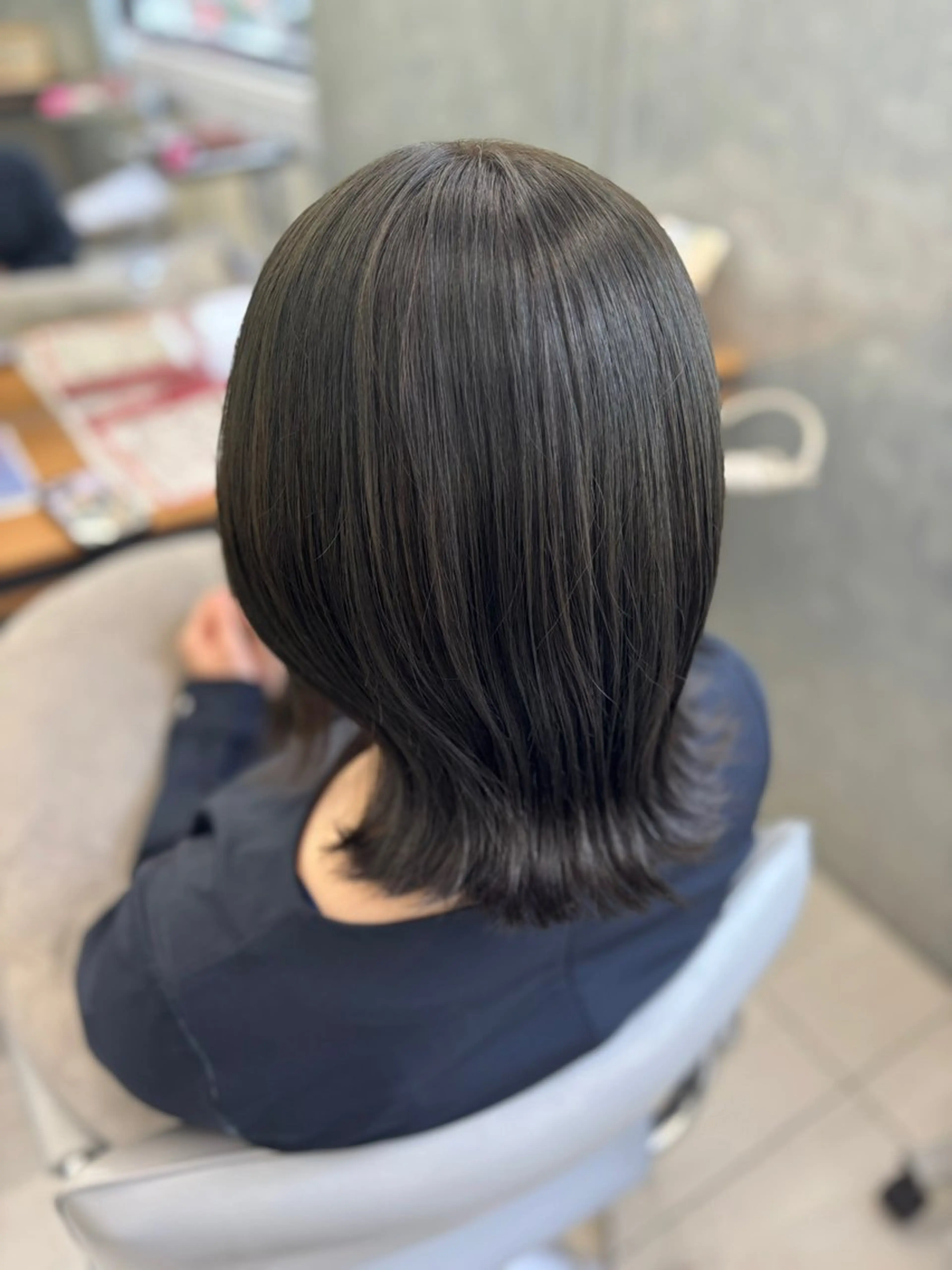 ミディアム ヘアカラー 🌷BASSA池袋 🌷ミネモモ🍑🤍のヘアスタイル