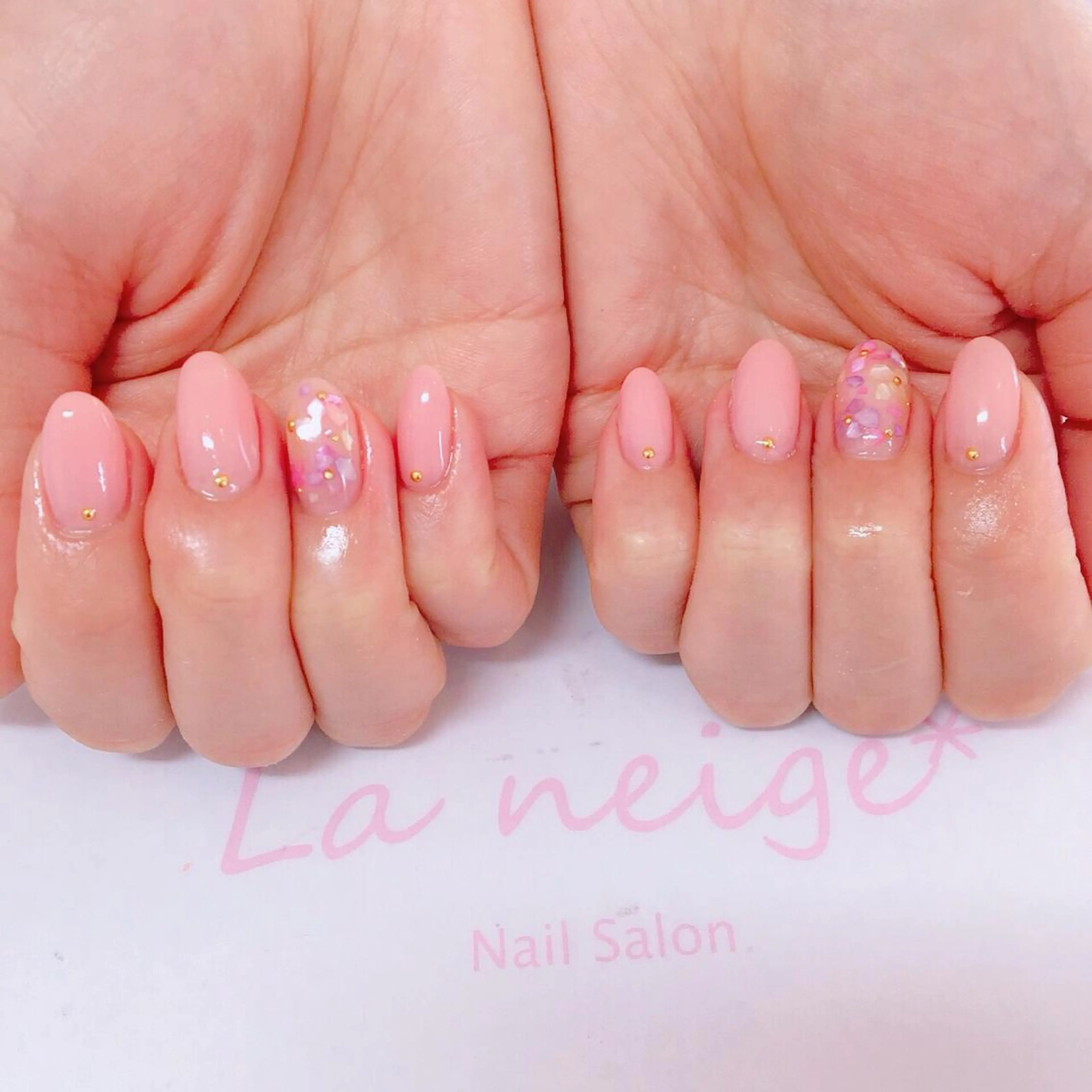 ネイル La neige* yuki 🥯🍑のネイルデザイン