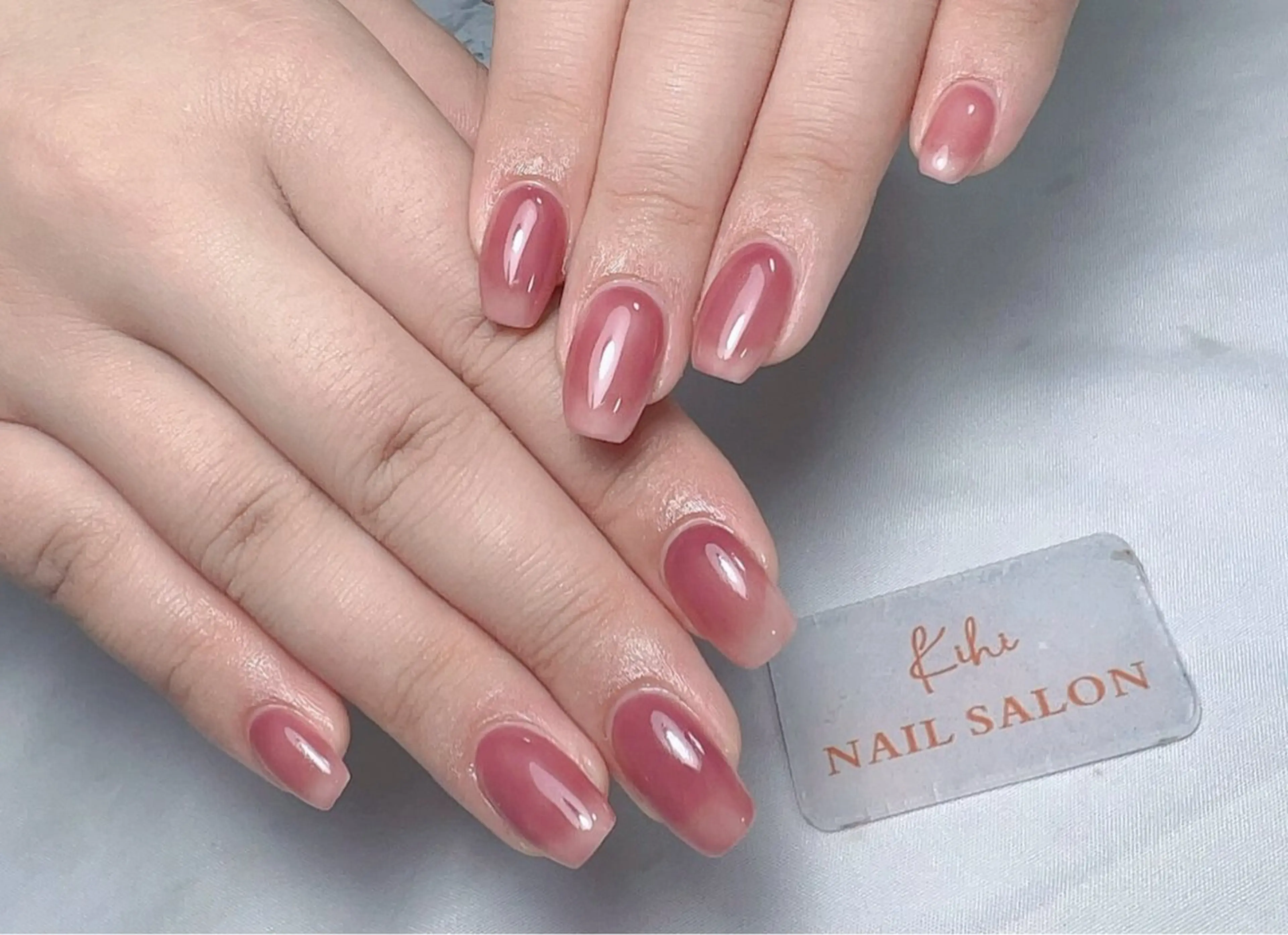 ネイル アートネイル フレンチネイル ジェルネイル グラデーション 韓国ネイル ハンドネイル 久保田 マリコのネイルデザイン