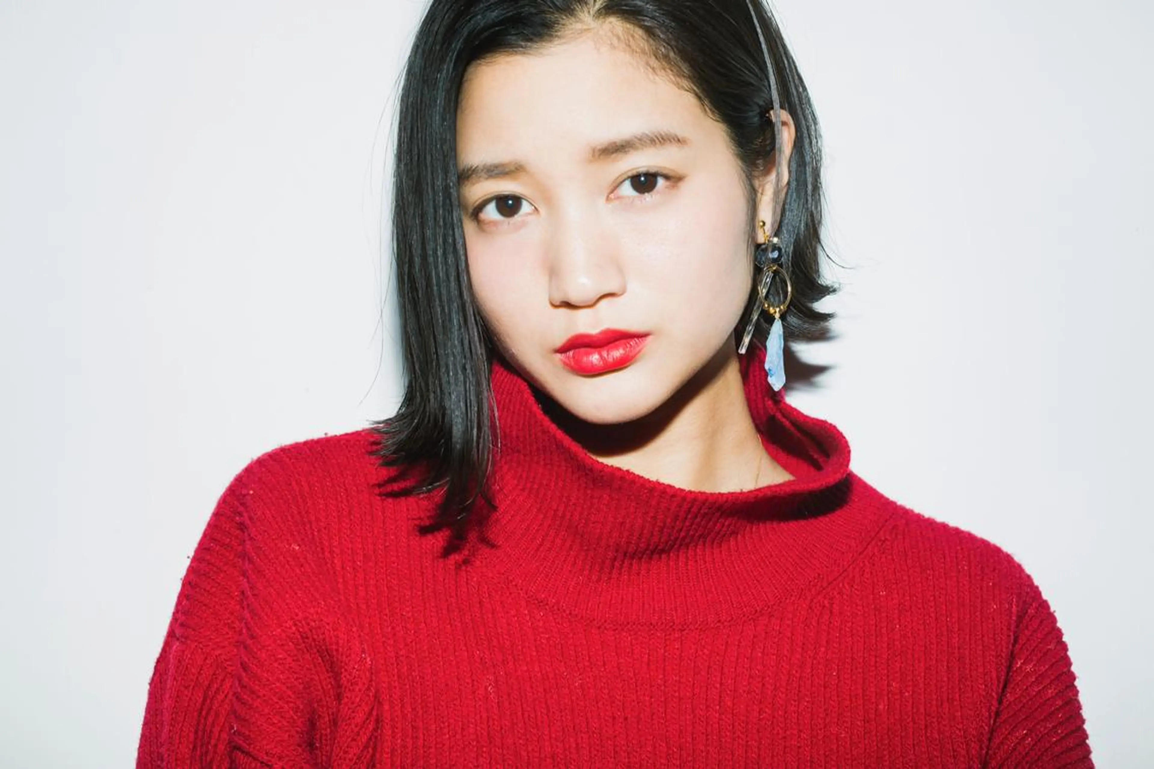 ミディアム カラー パーマ マツエク・マツパ ミディアムパーマ エクステ 似合わせカット トリートメント 水口 英里のヘアスタイル