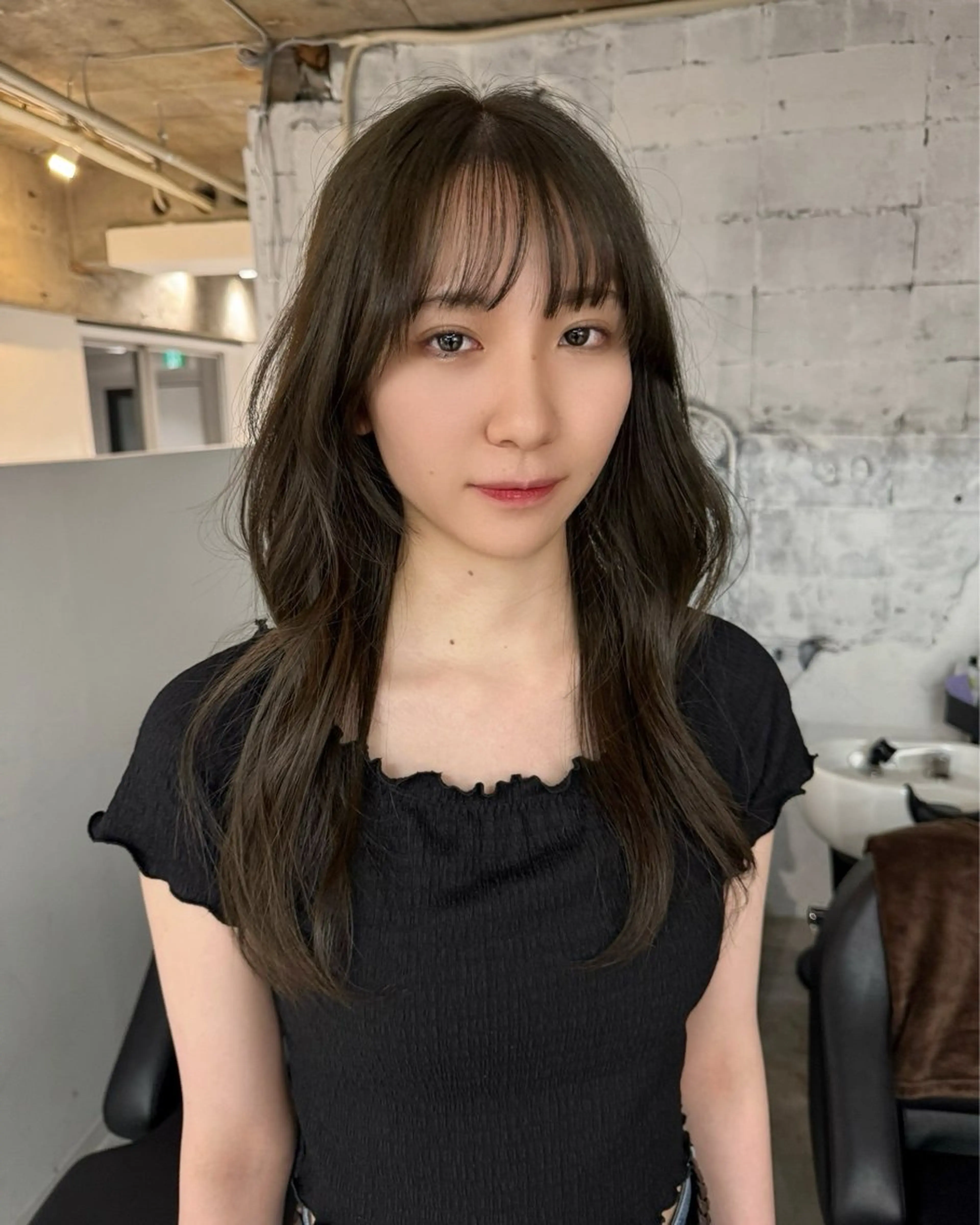 ミディアム トリートメント ヘアカラー 🪐hikari /似合わせカットのヘアスタイル