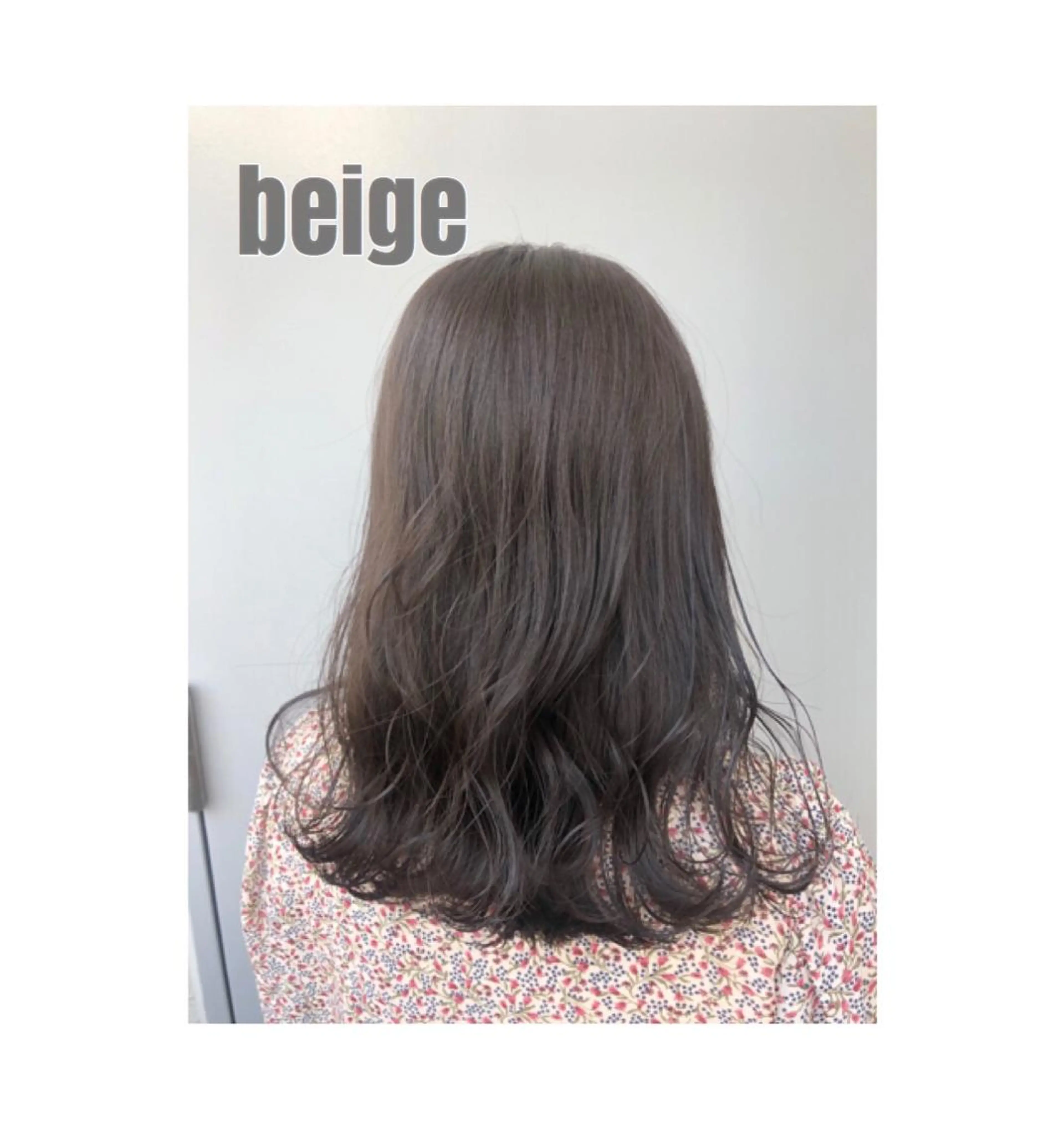 セミロング カラー パーマ ヘアアレンジ メンズ キッズ ネイル マツエク・マツパ Rene'所属・当日予約⭕️ yuriのヘアスタイル