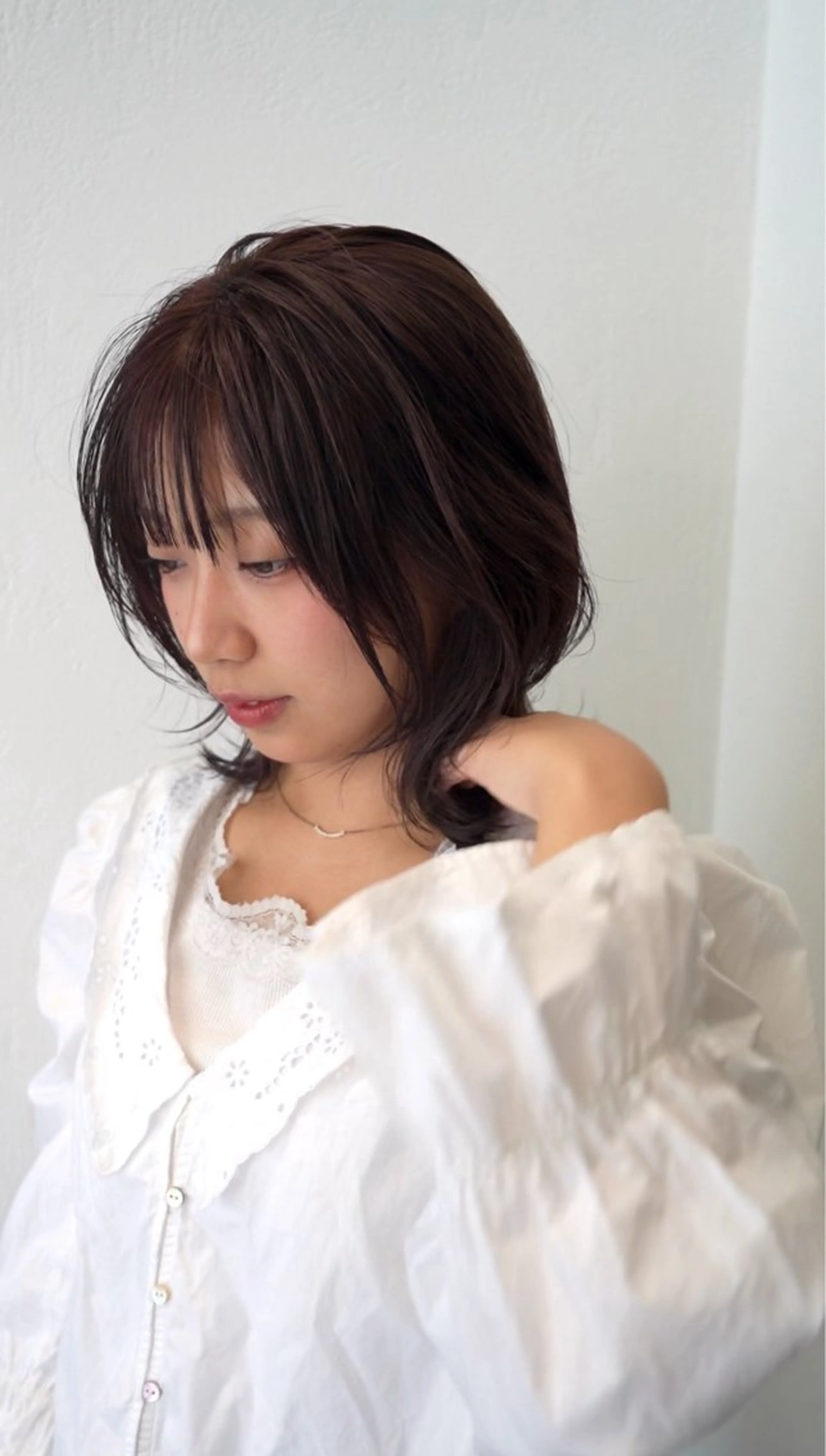 ミディアム カラー 櫻井　悠樹/ 艶カラーのヘアスタイル