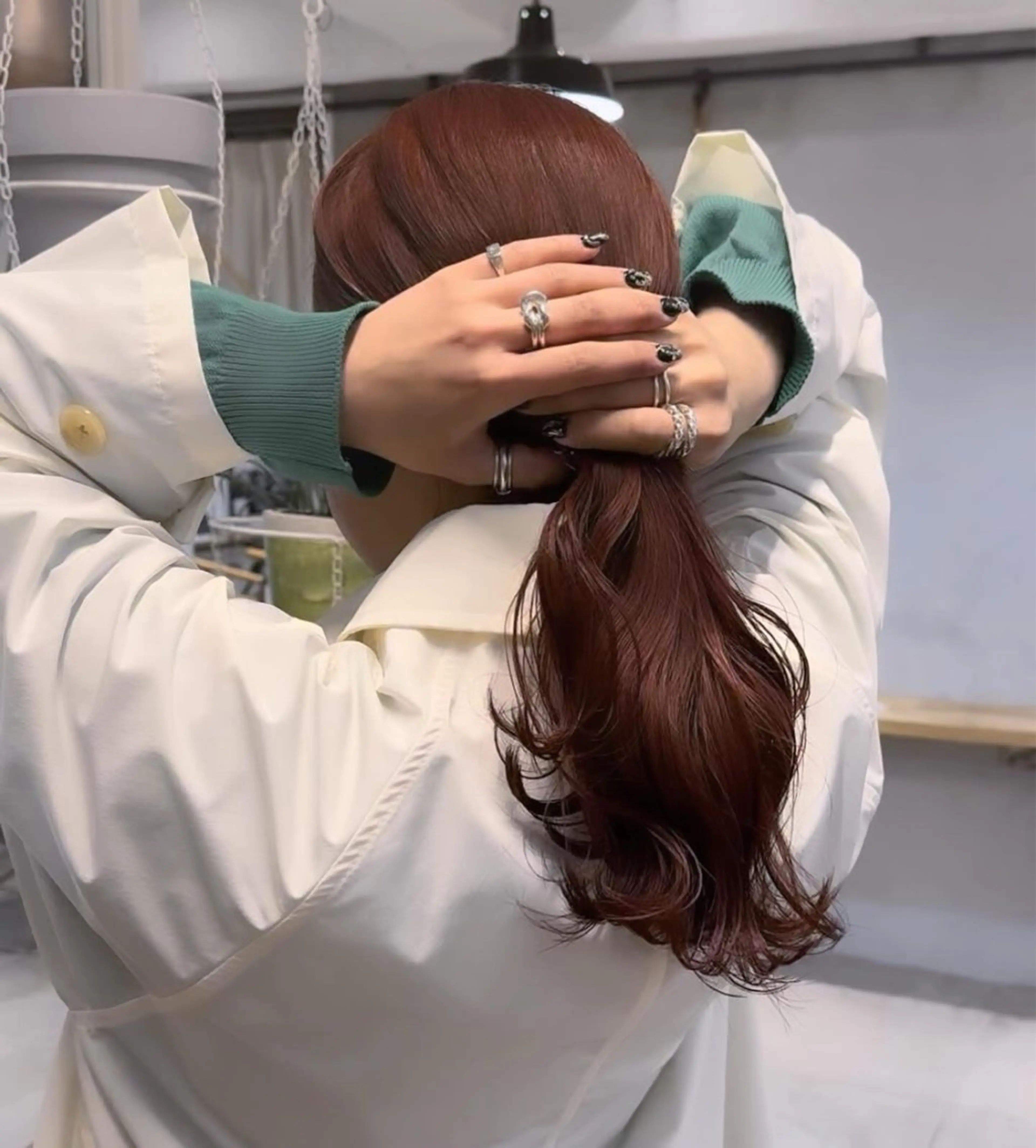 ロング カラー カット ヘアカラー 艶カラー 🤍🫧/makoのヘアスタイル