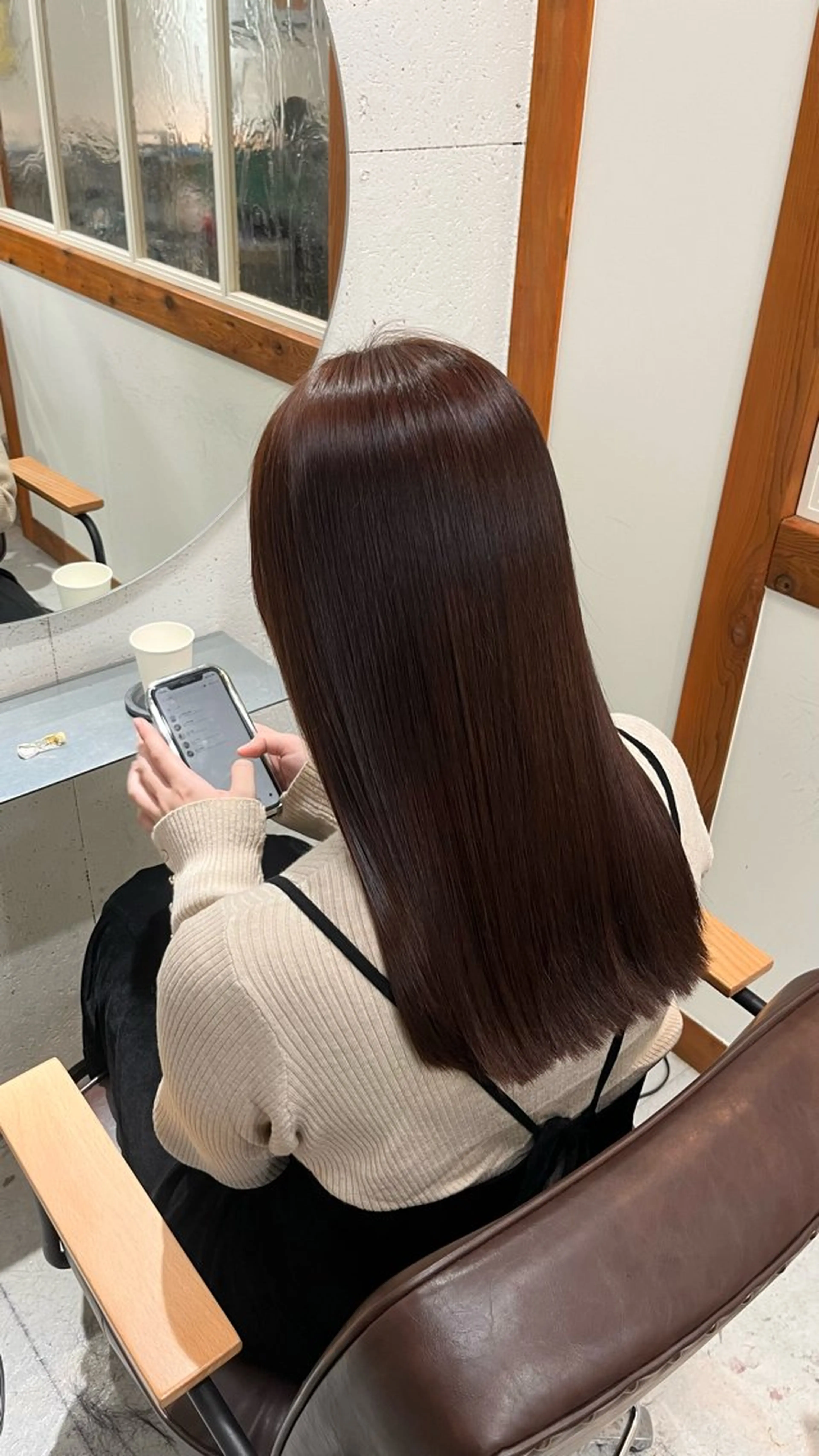 カラー 北川 茉奈のヘアスタイル