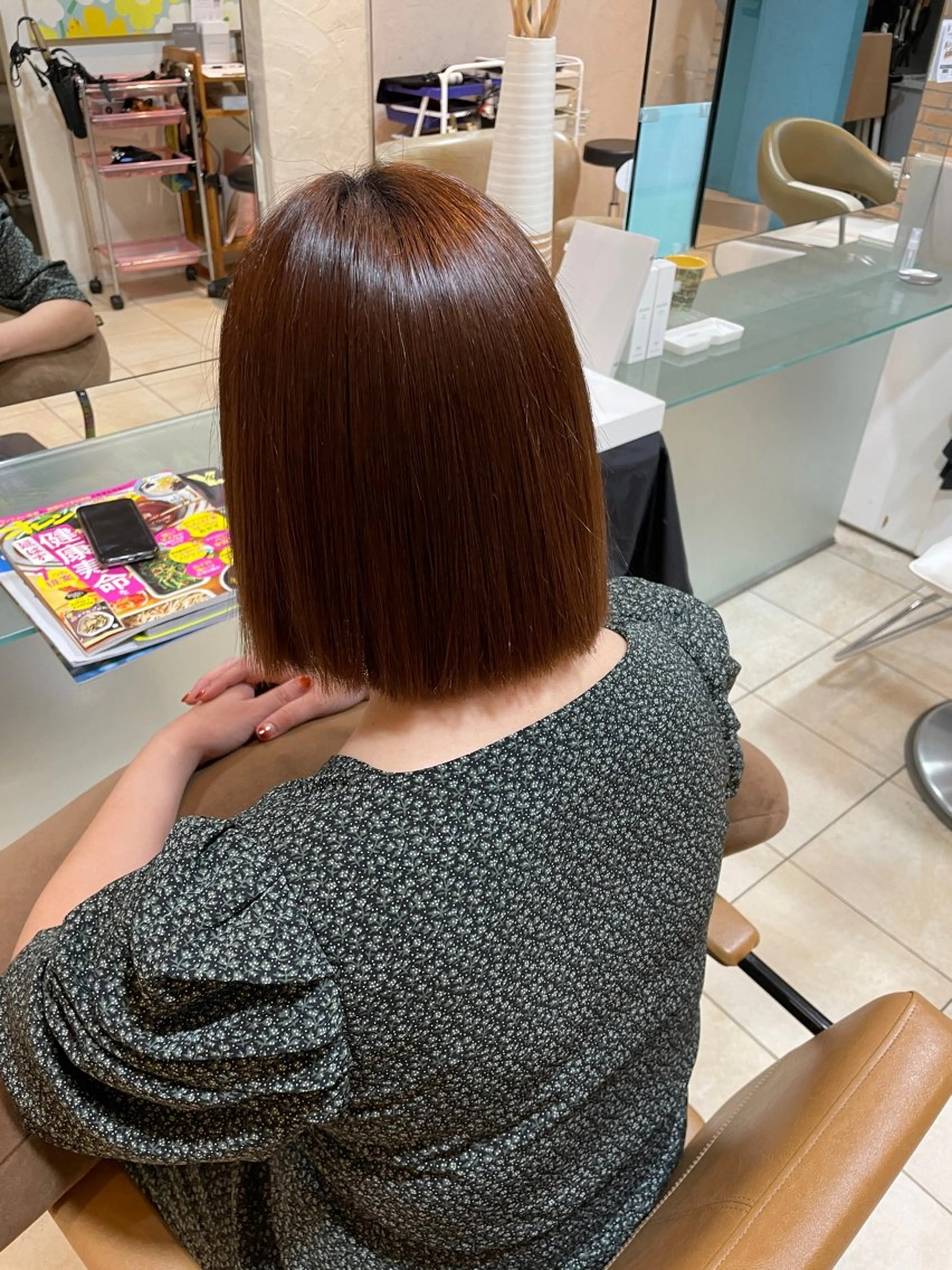 パーマ 縮毛矯正 寺田 未来のヘアスタイル