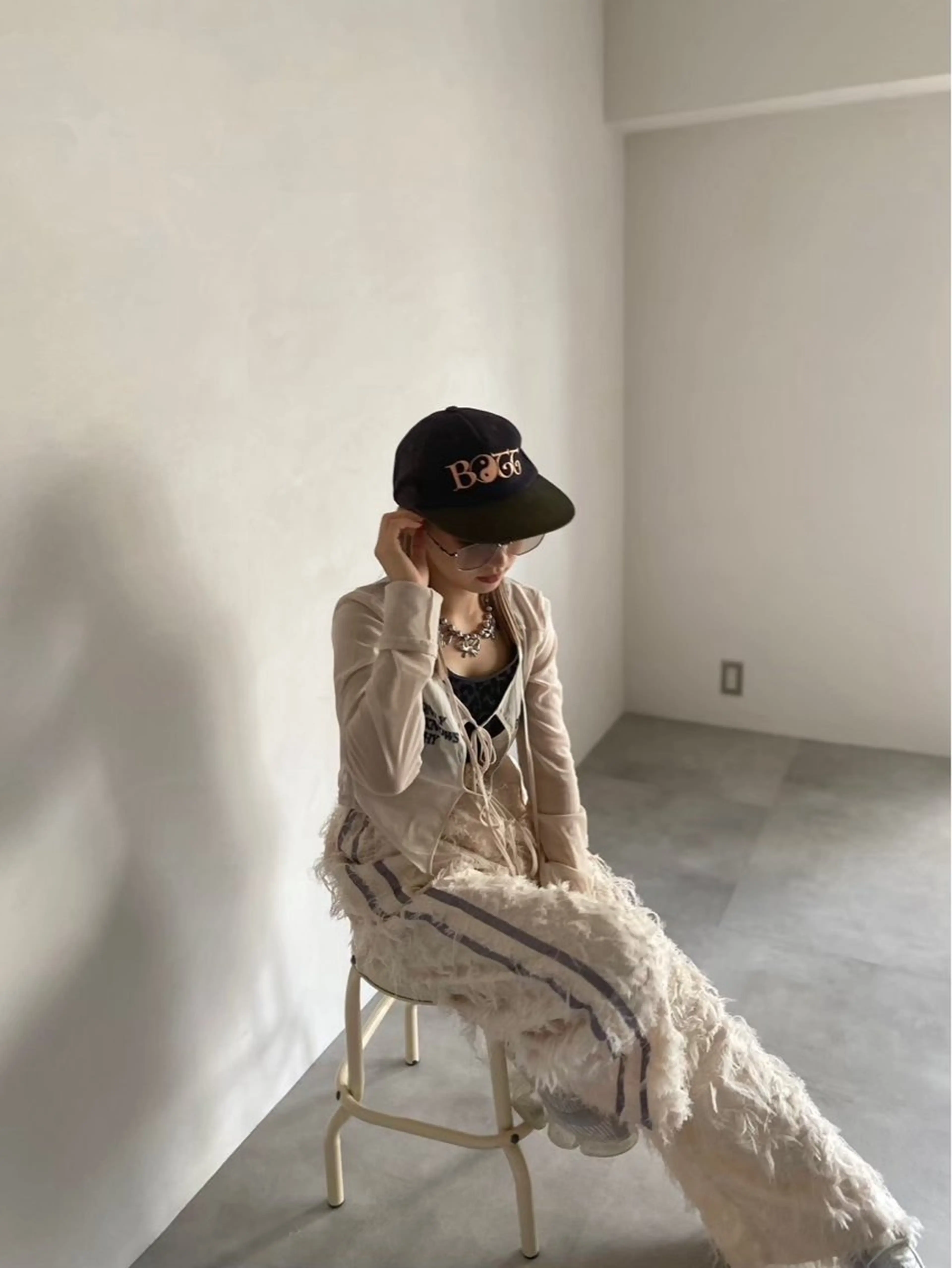 ミディアム Tsukasa/ ハイトーン/寒色のヘアスタイル