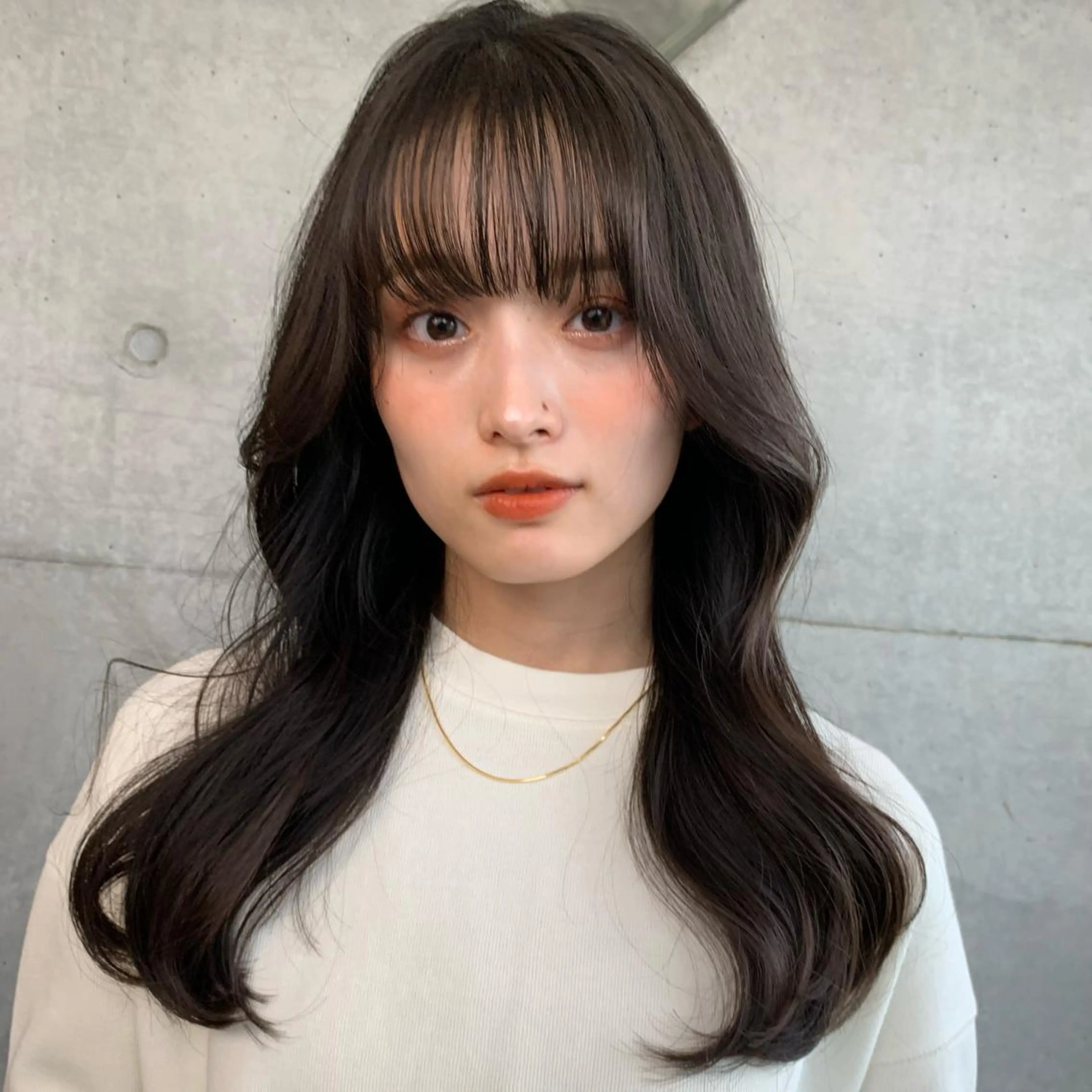 ロング カラー 韓国風レイヤーカット 🍒サンジキ アカリのヘアスタイル