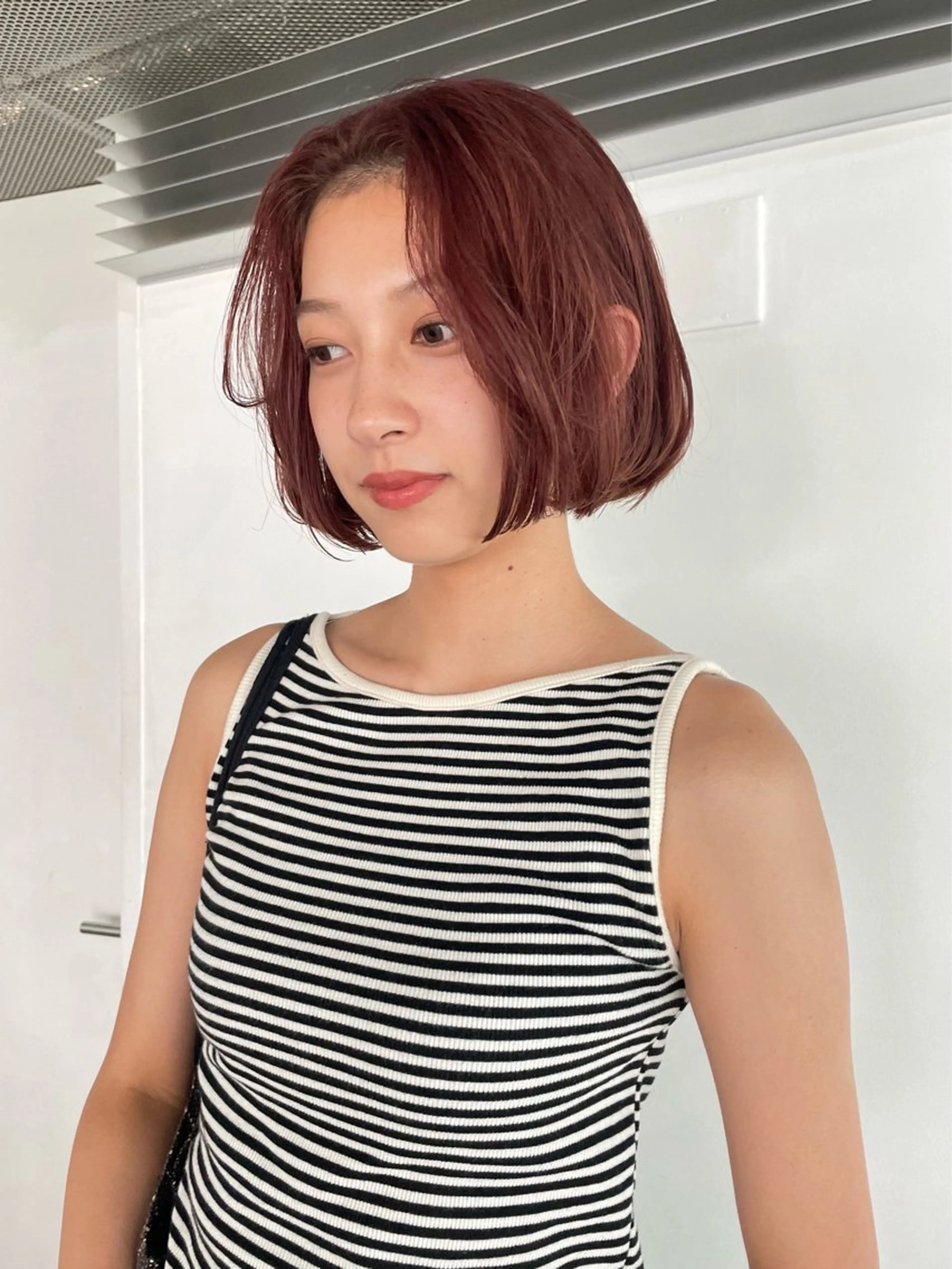 ショート カラー 似合わせカット カット ヘアカラー トリートメント chiharu ボブ/レイヤーのヘアスタイル