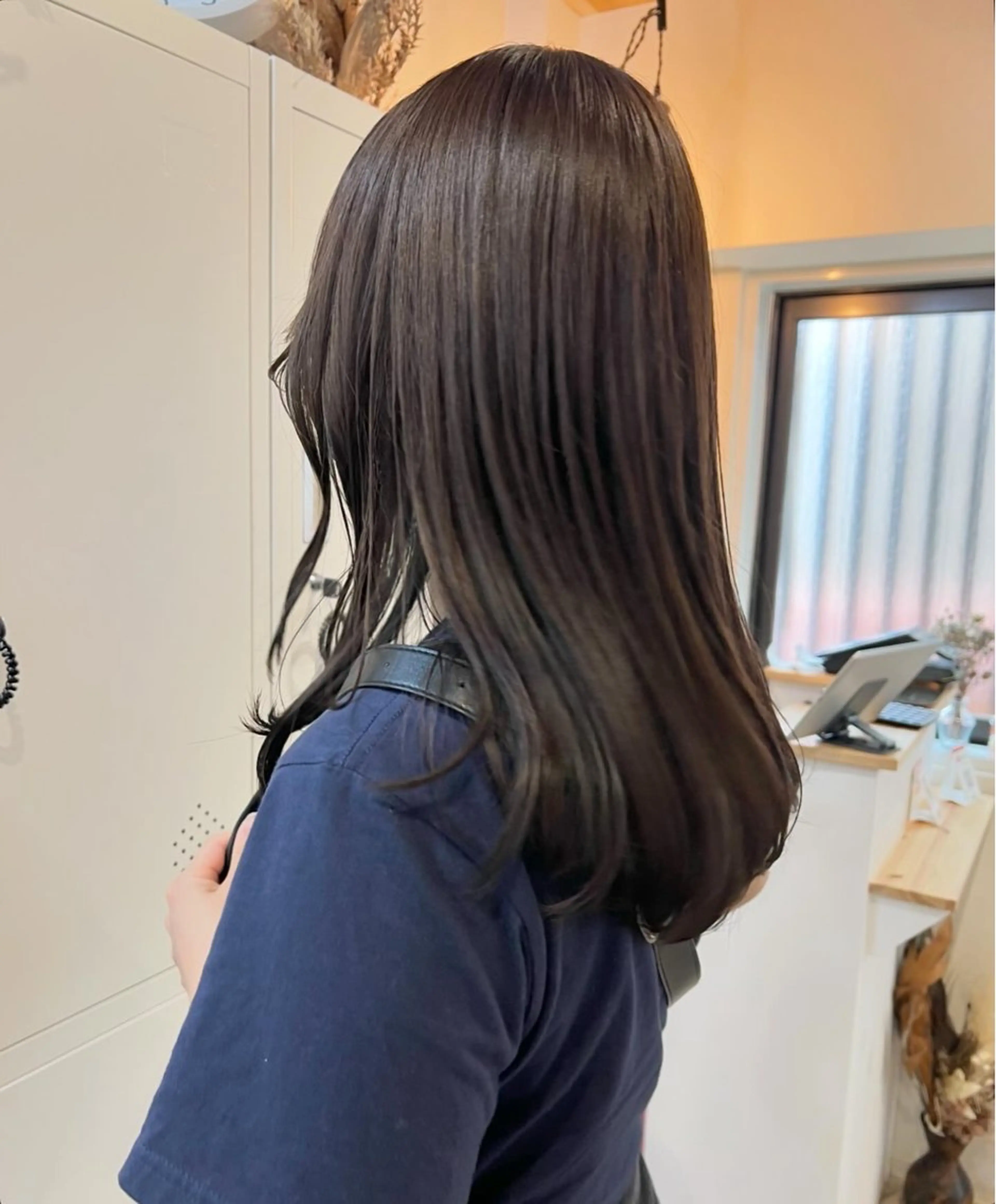 ロング カラー カット ヘアカラー トリートメント トレンドと似合わせ/ マンツーマン/西上楓のヘアスタイル