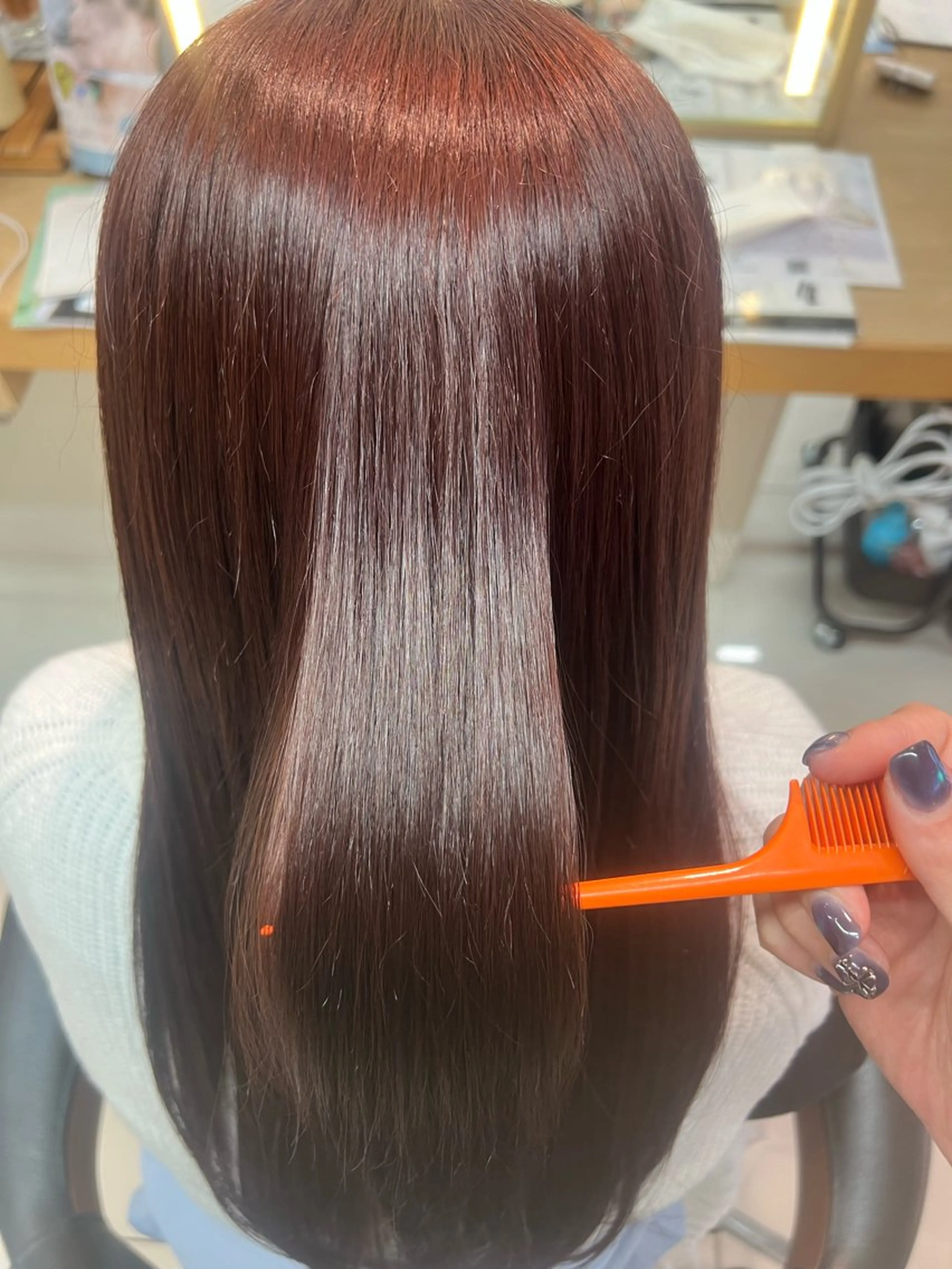 セミロング カラー カット ヘアカラー トリートメント ボブ/透明感カラー /さちかのヘアスタイル