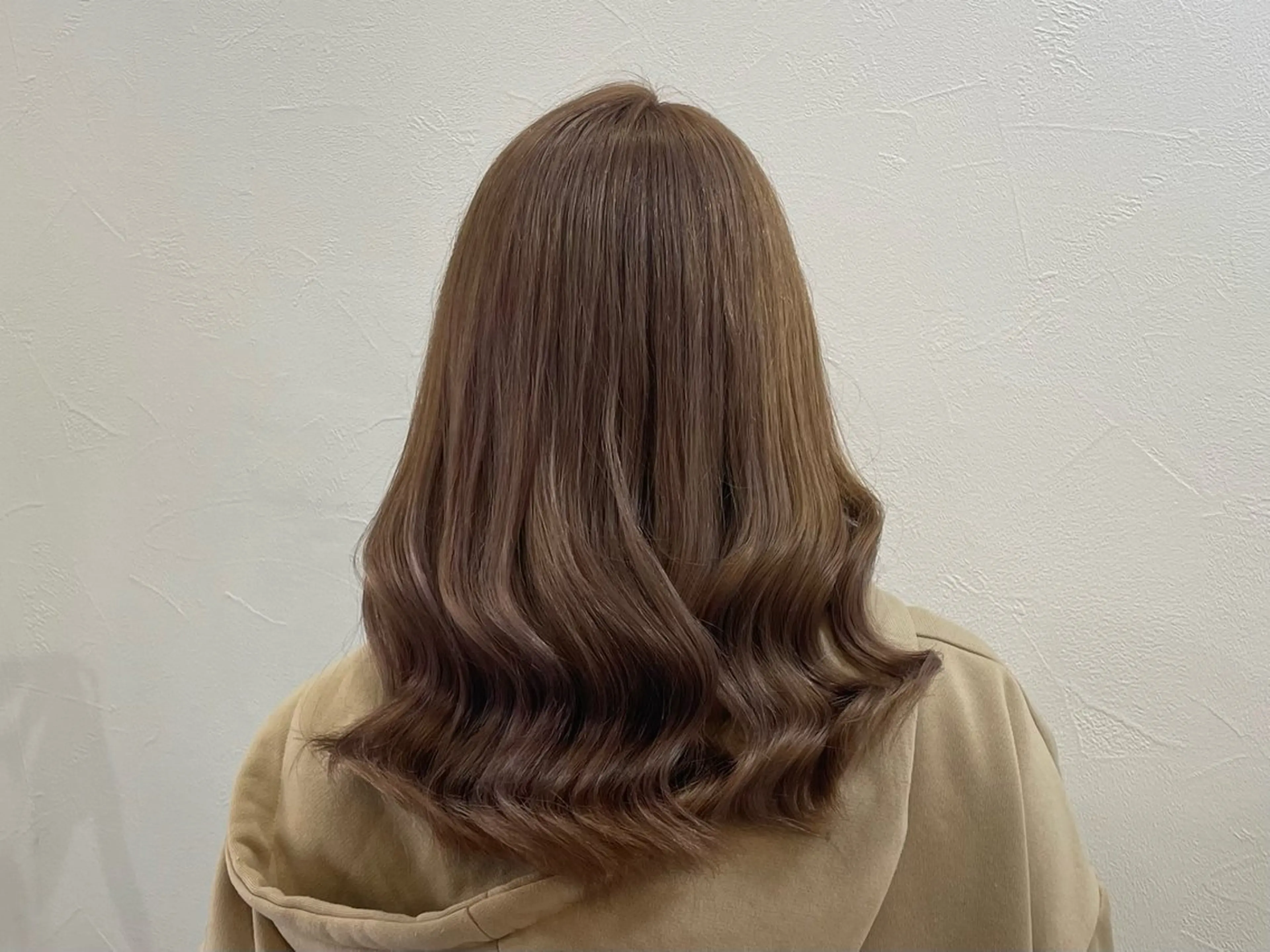 セミロング ヘアカラー トリートメント NANA🍊/熊谷 /縮毛矯正/髪質改善のヘアスタイル