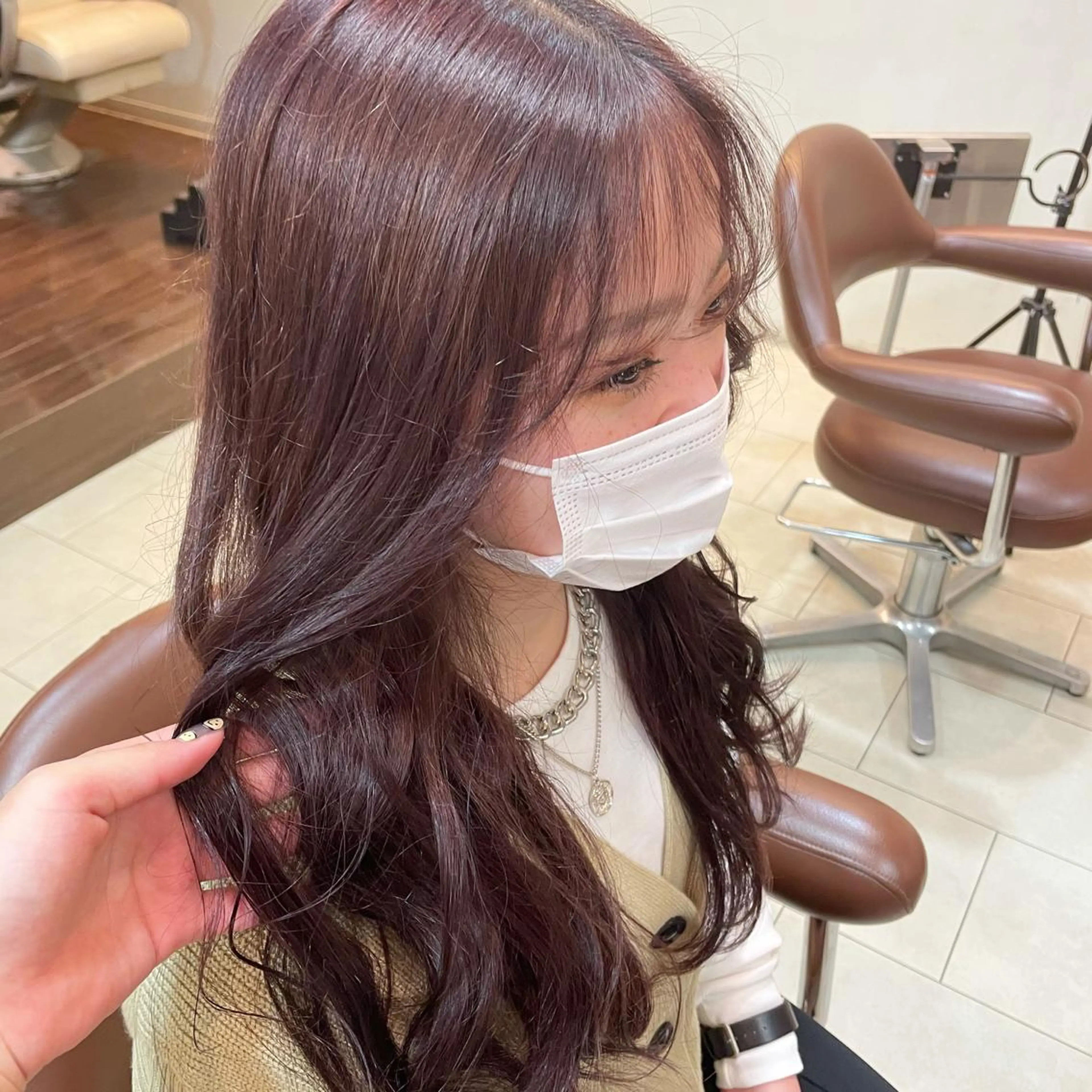 ロング 天王寺ハイトーン rinkaのヘアスタイル