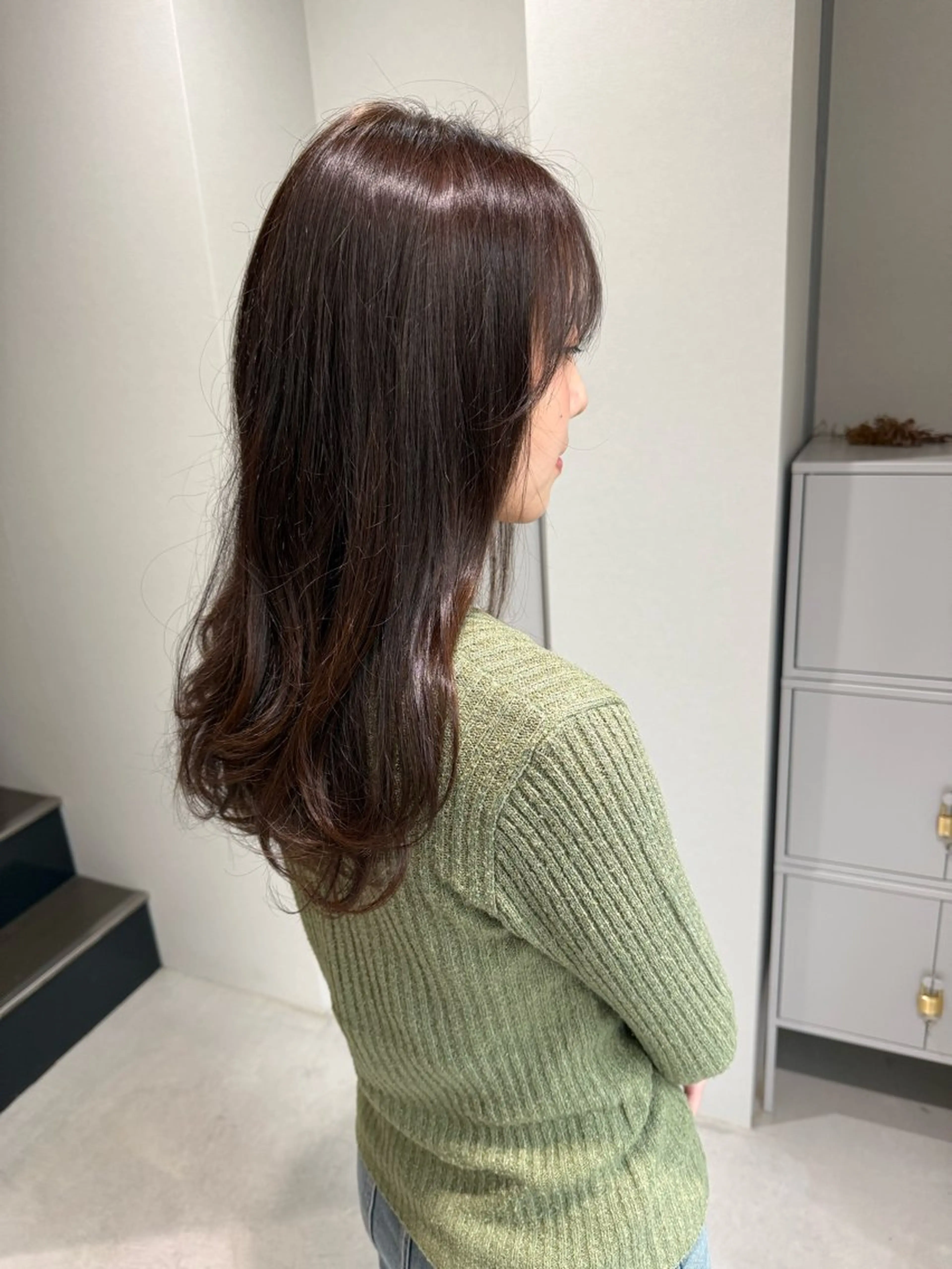 カラー グレージュ fab.所属・檜 果歩のヘアスタイル