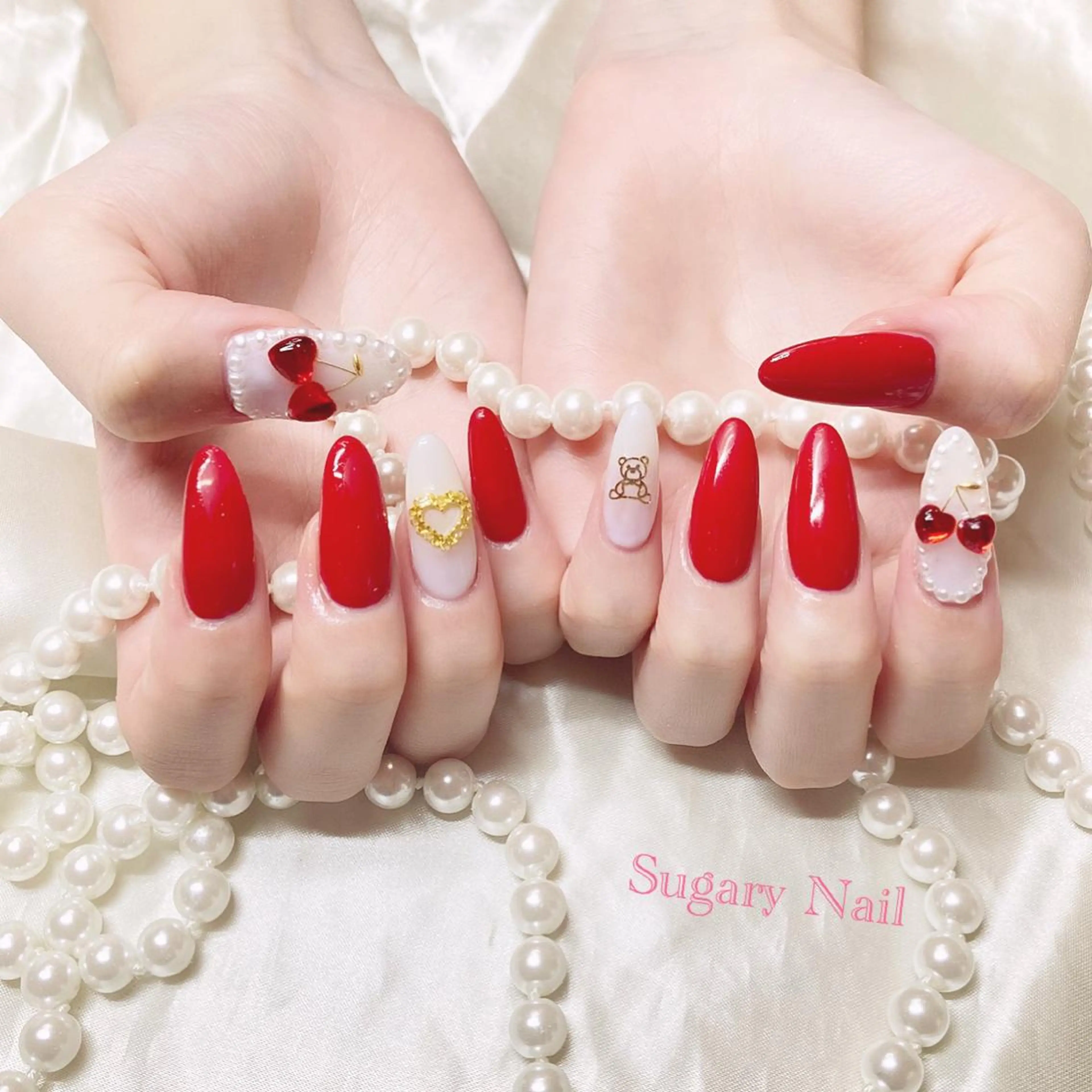 ネイル ハンドネイル フットネイル SugaryNail Rinaのネイルデザイン