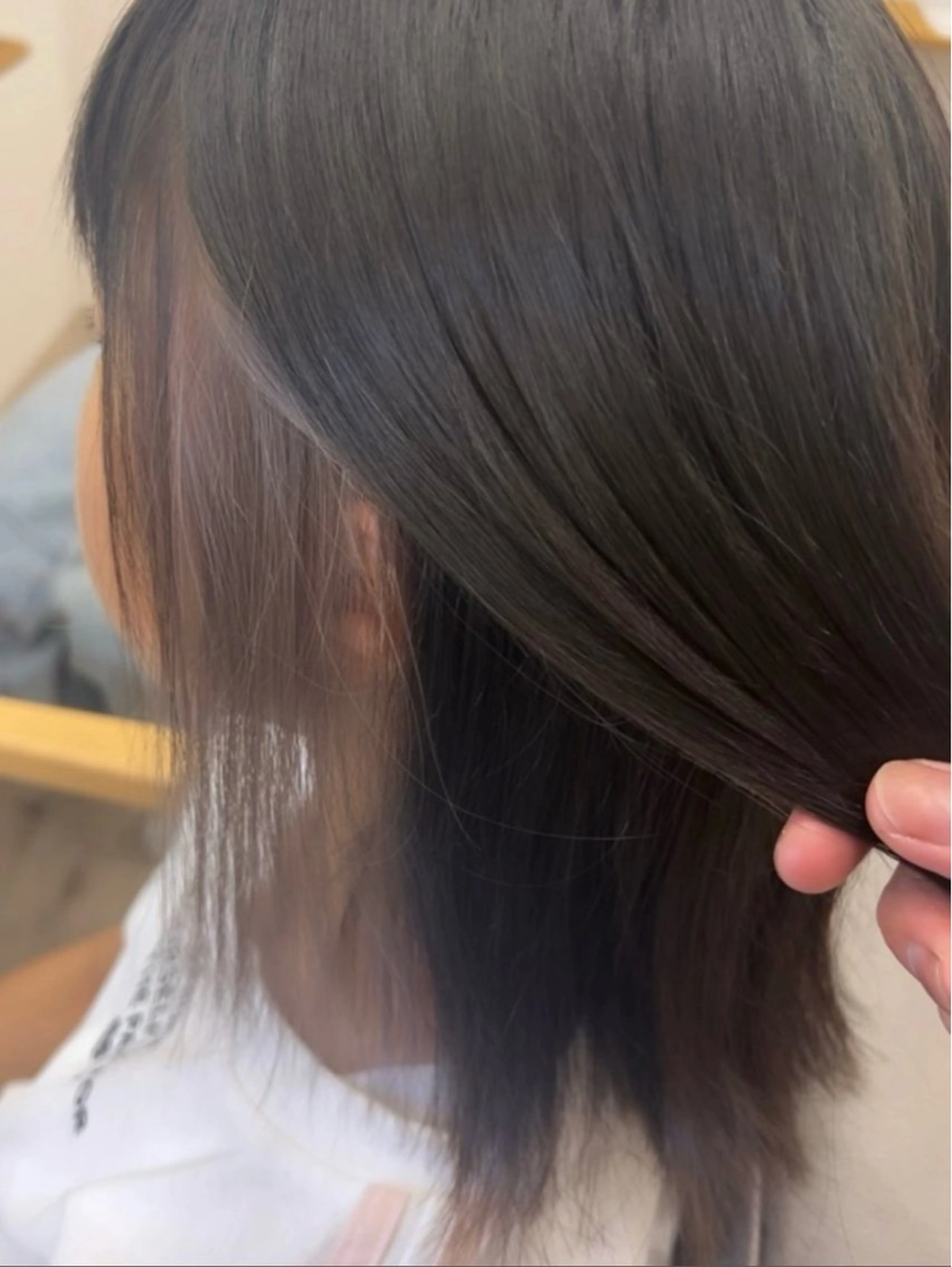 ミディアム ヘアカラー 酒井 直桜矢のヘアスタイル